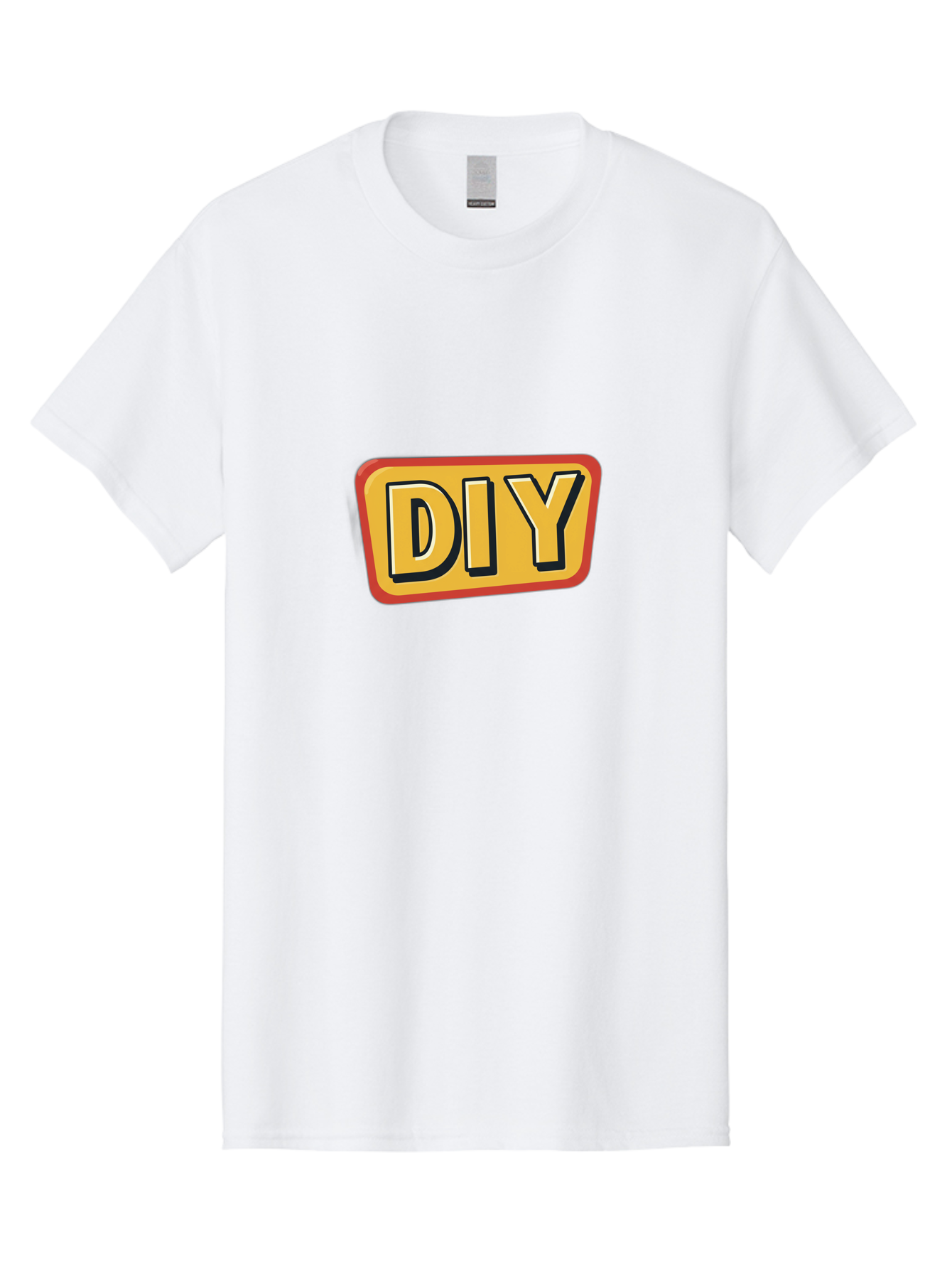 Diy-3 Men'S Graphic Tee, 100% Cotton, Comfortable Casual Summer Wear, Machine Washable, Diy Sign, Handyman Tips, Home Improvement, Crafting Ideas, Self-Sufficiency, Creativity, Customization, Tutorials, Handmade, Diy Projects Bad011