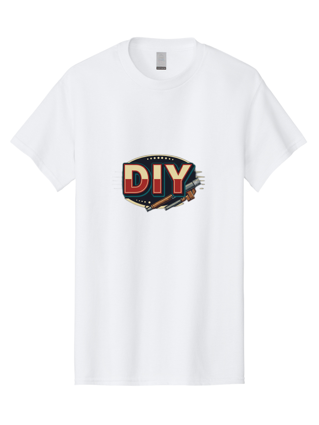 Diy-4 Men'S Graphic Tee, 100% Cotton, Comfortable Casual Summer Wear, Machine Washable, Diy Projects, Home Improvement, Crafting, Tools, Pens, Pencils, Creativity, Art Supplies, Diy Tutorials, Handmade Crafts, Diy Inspiration Bad012