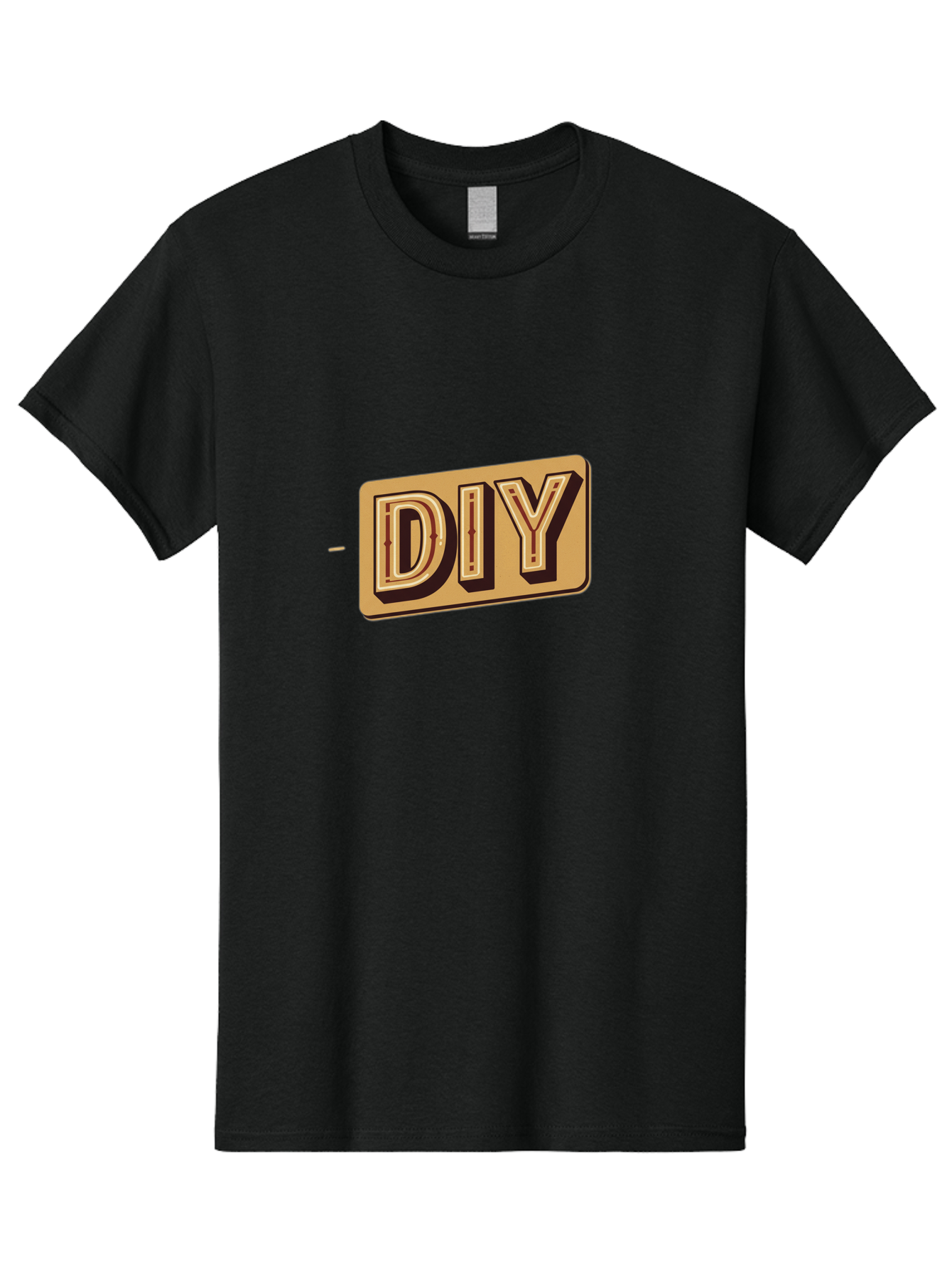 Diy-5 Men'S Graphic Tee, 100% Cotton, Comfortable Casual Summer Wear, Machine Washable, Diy Logo, Handmade Crafts, Diy Tutorials, Home Improvement, Crafting Ideas, Self-Made Projects, Creative Inspiration Bad013