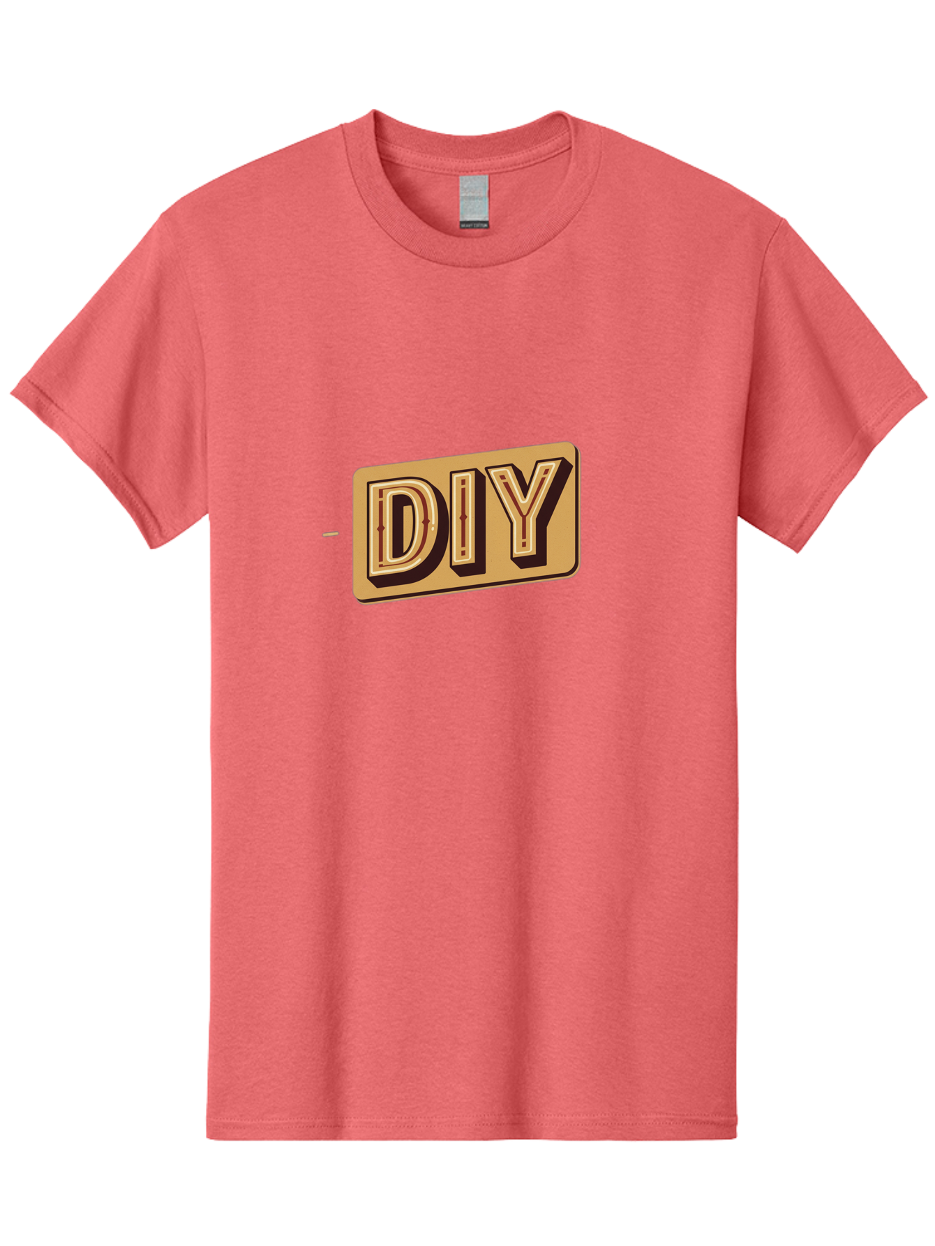 Diy-5 Men'S Graphic Tee, 100% Cotton, Comfortable Casual Summer Wear, Machine Washable, Diy Logo, Handmade Crafts, Diy Tutorials, Home Improvement, Crafting Ideas, Self-Made Projects, Creative Inspiration Bad013