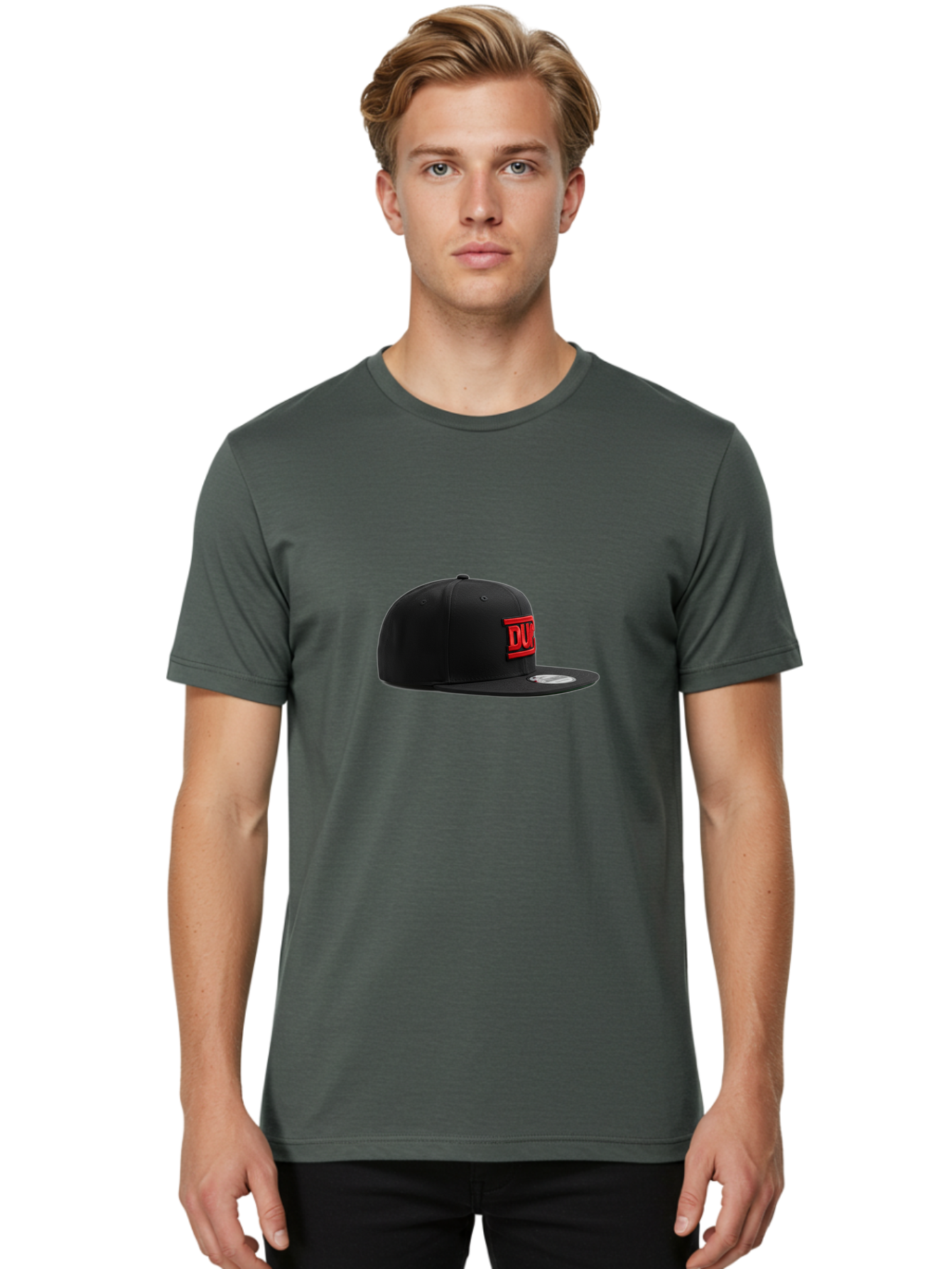 Dunk-Low-Pro-Sb Men'S Graphic Tee, 100% Cotton, Comfortable Casual Summer Wear, Machine Washable, Black Baseball Cap, Red Logo, Dunk Branding, Athletic Wear, Sports Fashion, Streetwear, Snapback Hat, Casual Style, Trendy Accessories Bad061