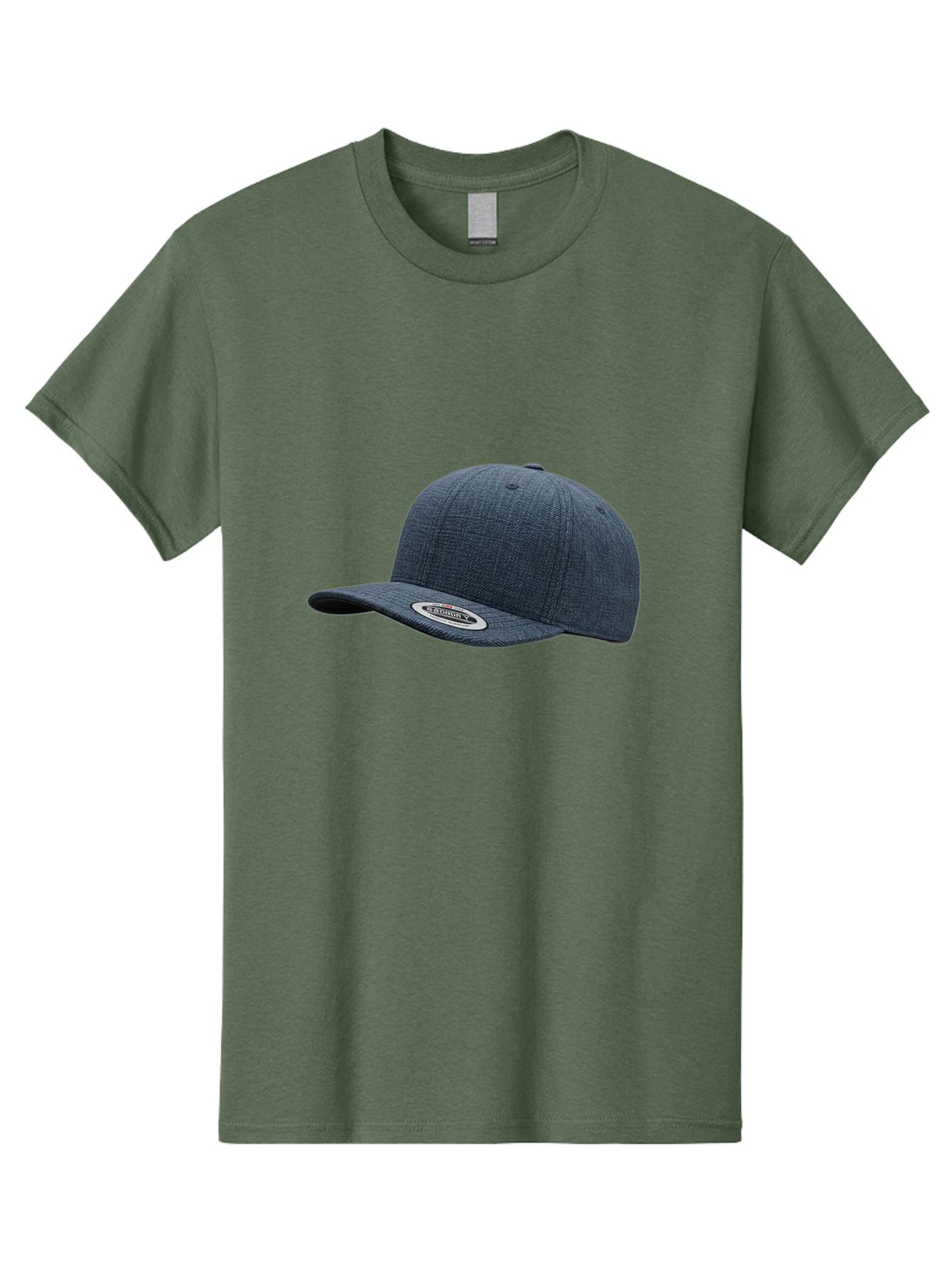 Flexfit-Cap Men'S Graphic Tee, 100% Cotton, Comfortable Casual Summer Wear, Machine Washable, Flexfit Baseball Cap, Dark Blue Cap, Snapback Hat, Flexfit Logo, Stylish Headwear, Casual Fashion, Sports Cap, Flexfit Branding, Hat With Logo Bad102