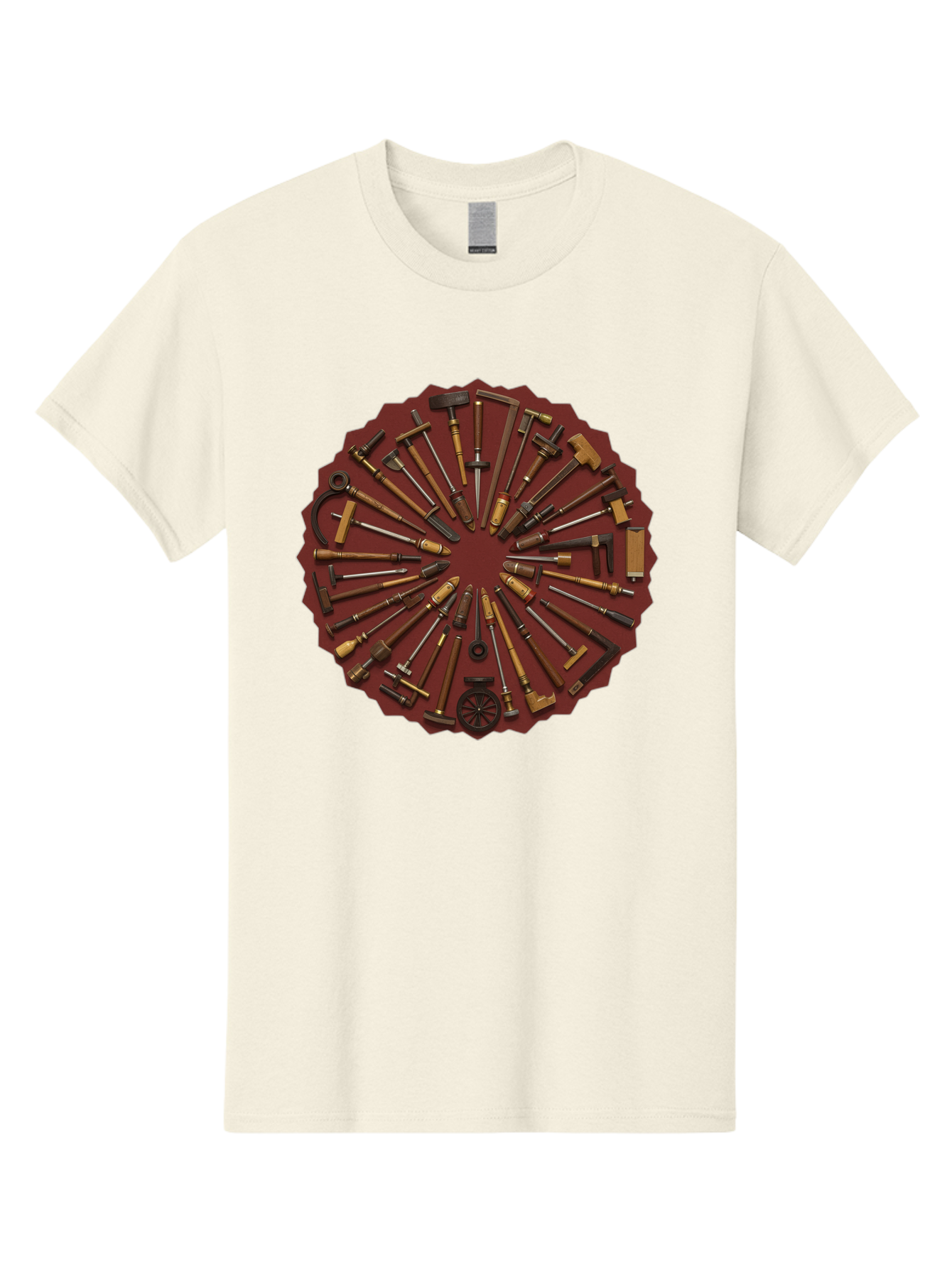 Hammer-Collection Men'S Graphic Tee, 100% Cotton, Comfortable Casual Summer Wear, Machine Washable, Hammers, Tools, Carpentry, Diy Projects, Woodworking, Construction, Hand Tools, Toolbox, Craftsmanship, Building Materials, Hardware Bad179