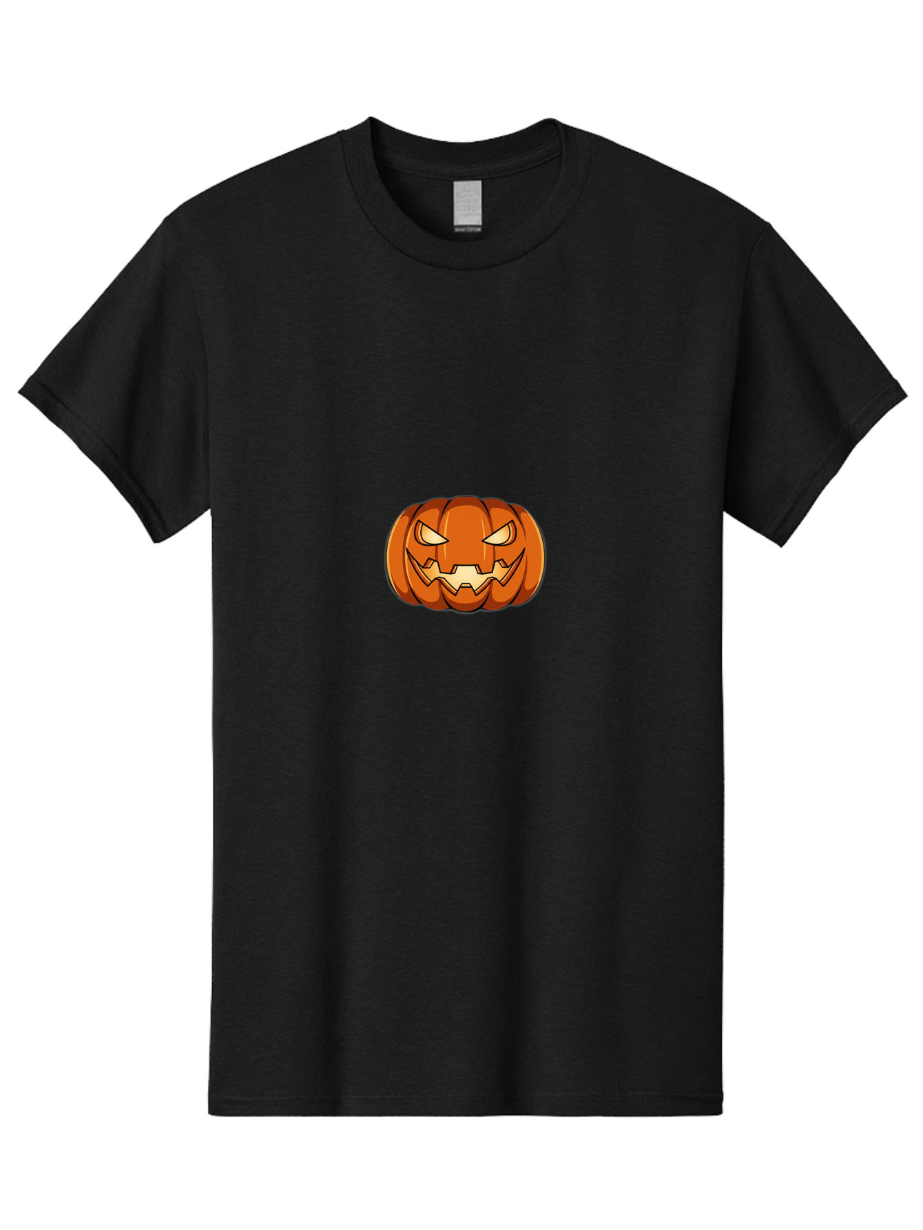Jack-O-Lantern-3 Men'S Graphic Tee, 100% Cotton, Comfortable Casual Summer Wear, Machine Washable, Halloween Pumpkin, Jack-O-Lantern, Spooky Face, Cartoon Character, Autumnal Decor, Halloween Decorations, Scary Pumpkin, Evil Grin, Fall Season Bad223