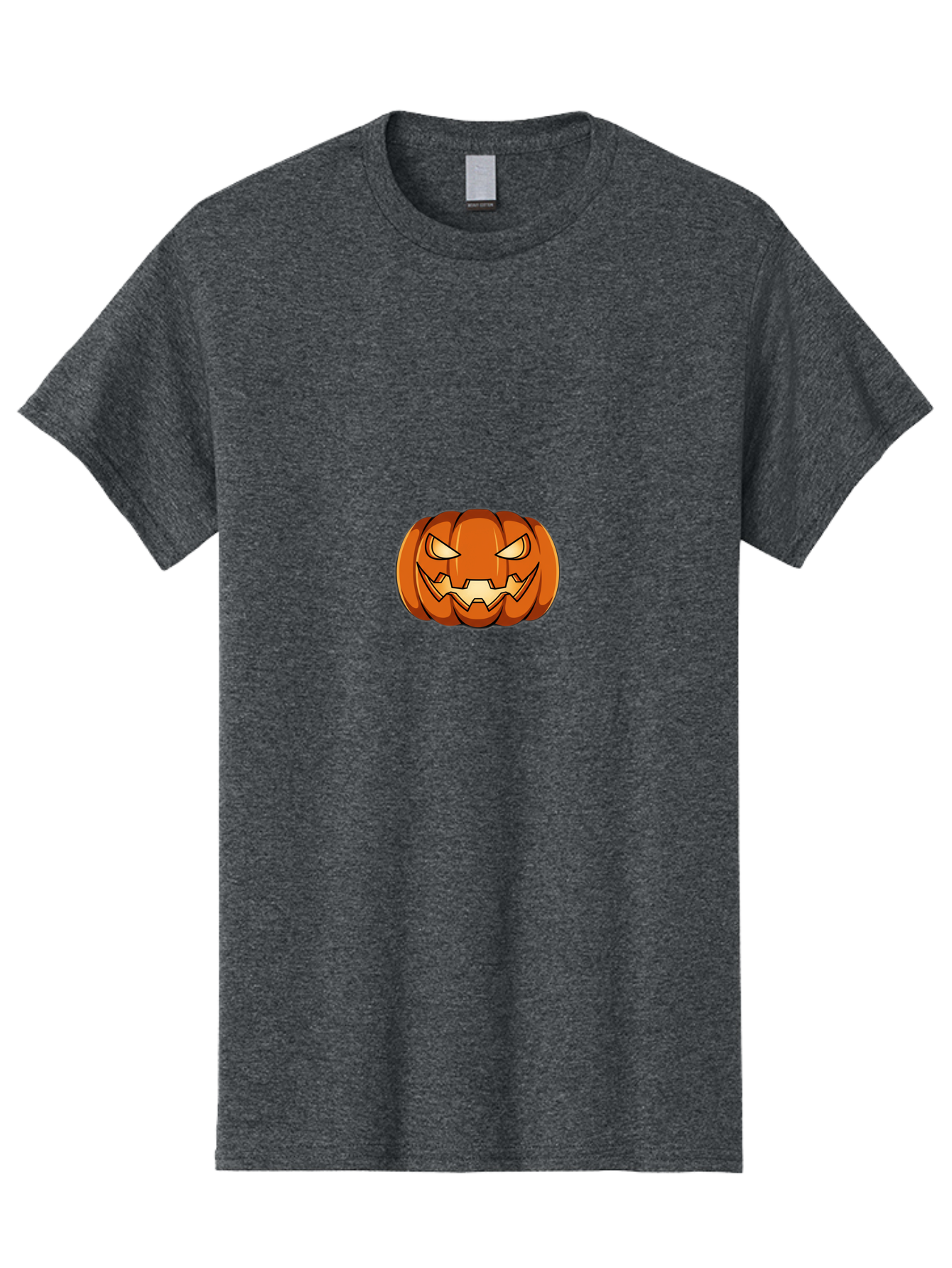Jack-O-Lantern-3 Men'S Graphic Tee, 100% Cotton, Comfortable Casual Summer Wear, Machine Washable, Halloween Pumpkin, Jack-O-Lantern, Spooky Face, Cartoon Character, Autumnal Decor, Halloween Decorations, Scary Pumpkin, Evil Grin, Fall Season Bad223