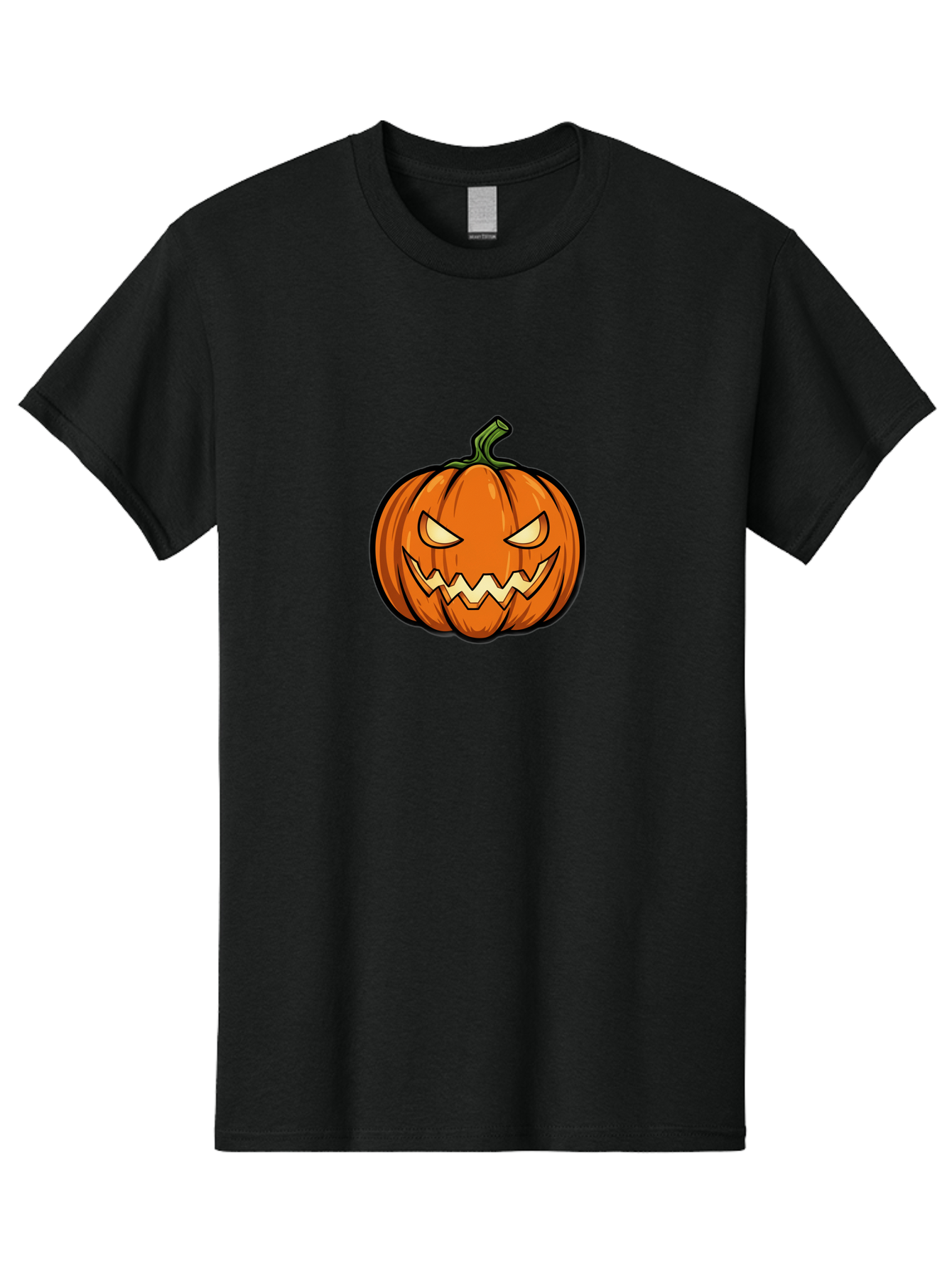 Jack-O-Lantern-5 Men'S Graphic Tee, 100% Cotton, Comfortable Casual Summer Wear, Machine Washable, Cartoon Pumpkin, Halloween Decorations, Spooky Face, Orange Pumpkin, Scary Eyes, Autumn Symbols, Jack O' Lantern, Halloween Theme, Festive Gourd Bad225