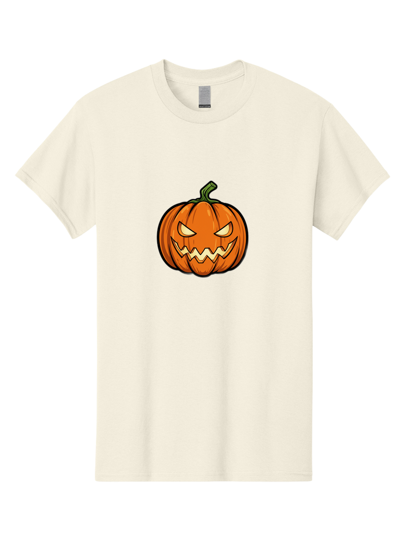 Jack-O-Lantern-5 Men'S Graphic Tee, 100% Cotton, Comfortable Casual Summer Wear, Machine Washable, Cartoon Pumpkin, Halloween Decorations, Spooky Face, Orange Pumpkin, Scary Eyes, Autumn Symbols, Jack O' Lantern, Halloween Theme, Festive Gourd Bad225