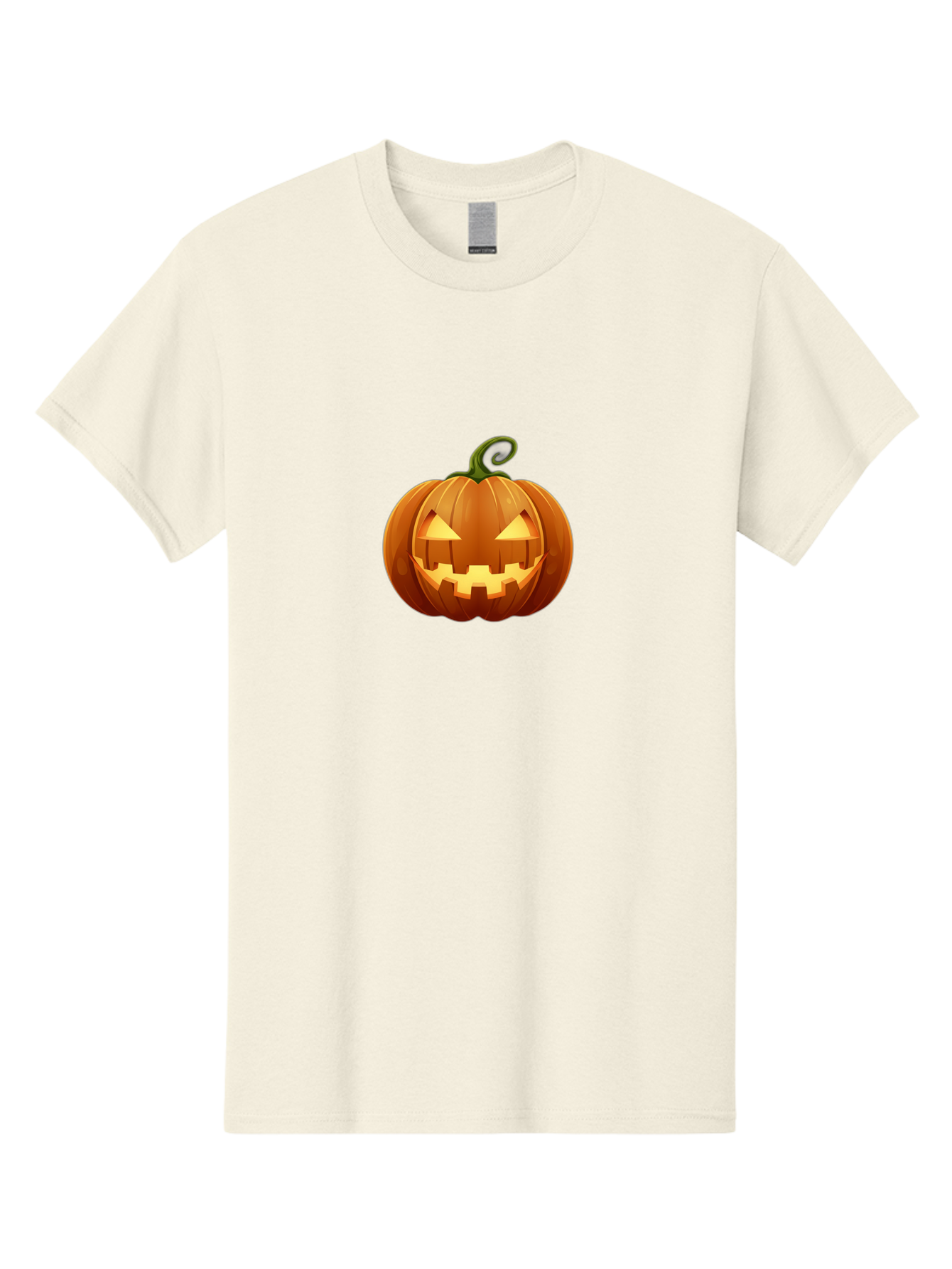 Jack-O-Lantern Men'S Graphic Tee, 100% Cotton, Comfortable Casual Summer Wear, Machine Washable, Halloween Pumpkin, Jack O' Lantern, Carved Pumpkin, Spooky Face, Halloween Decoration, Autumn Symbol, Orange Pumpkin, Festive Vibe, Fall Season, Bad229