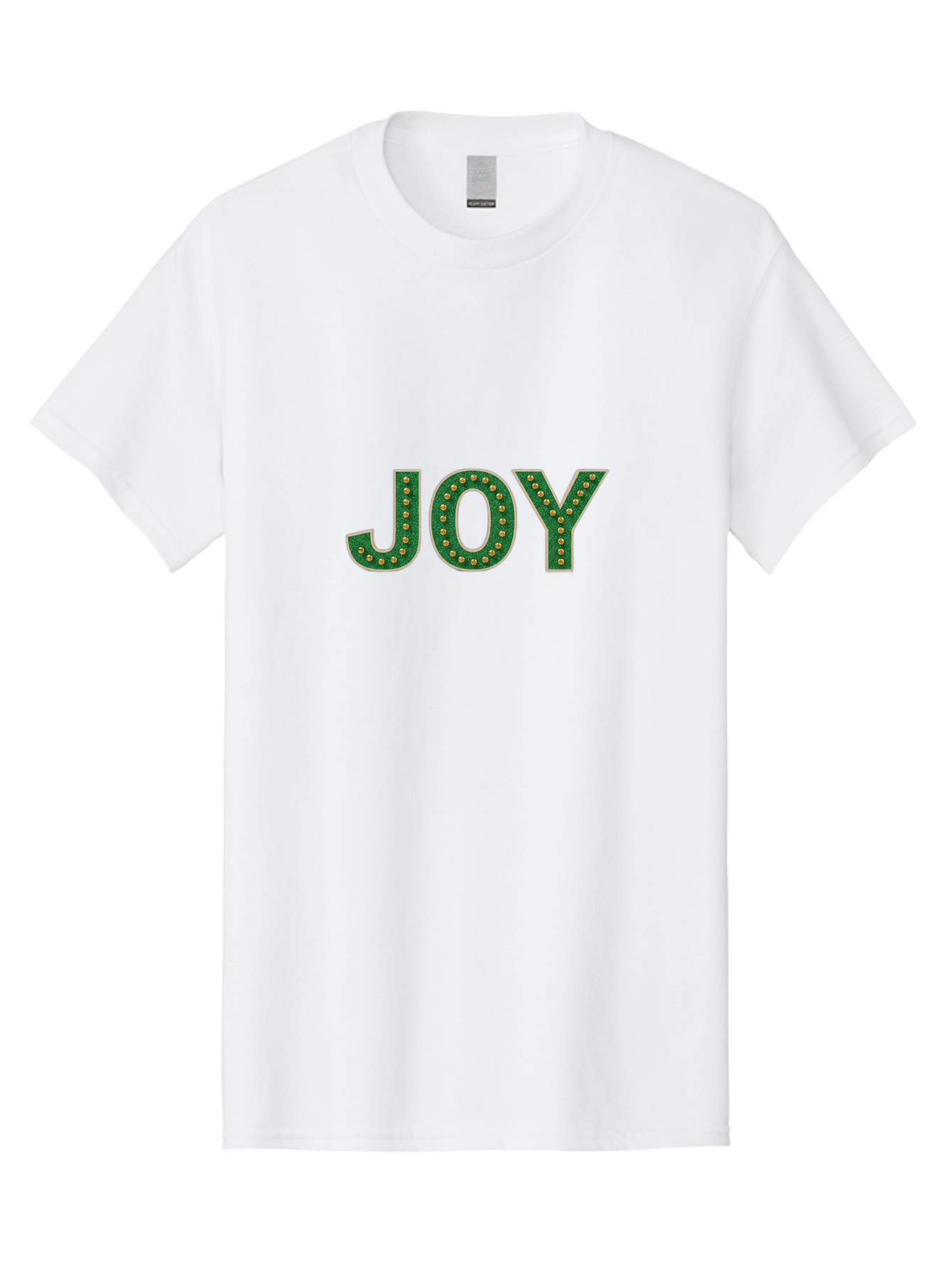 Joy Men'S Graphic Tee, 100% Cotton, Comfortable Casual Summer Wear, Machine Washable, Marquee Letters, Festive Typography, Decorative Design, Celebratory Theme, Joyful Atmosphere, Happiness, Cheerfulness, Bright Lights, Ornate Details Bad232