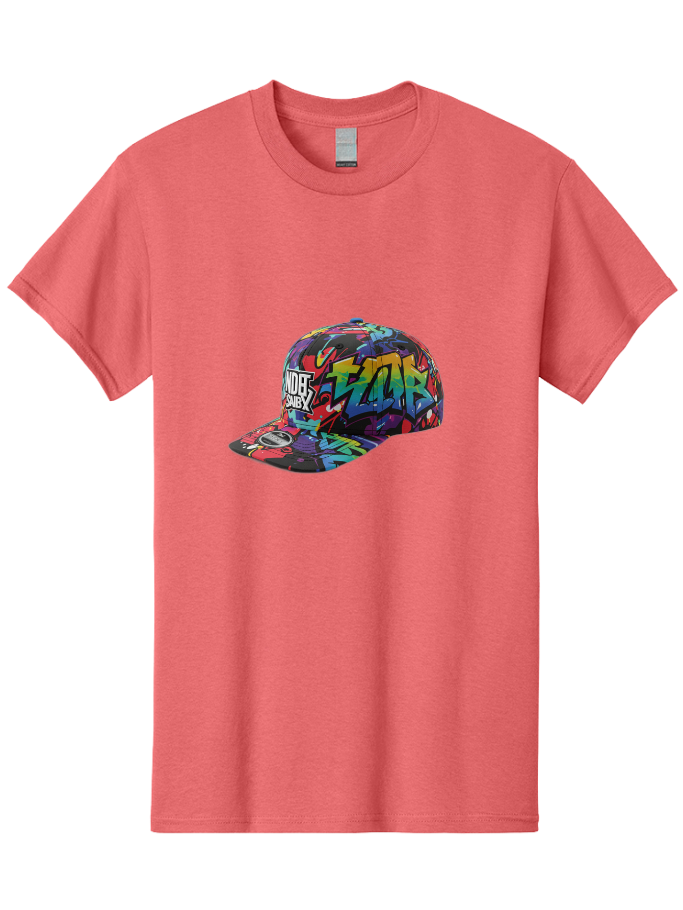 Kazr-Baseball-Cap Men'S Graphic Tee, 100% Cotton, Comfortable Casual Summer Wear, Machine Washable, Streetwear Fashion, Graffiti Art, Urban Style, Kansas Hat, Xsby Logo, Vibrant Colors, Bold Design, Casual Wear, Trendy Accessory Bad251