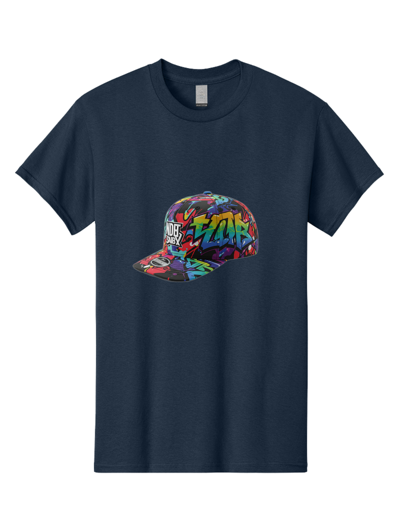 Kazr-Baseball-Cap Men'S Graphic Tee, 100% Cotton, Comfortable Casual Summer Wear, Machine Washable, Streetwear Fashion, Graffiti Art, Urban Style, Kansas Hat, Xsby Logo, Vibrant Colors, Bold Design, Casual Wear, Trendy Accessory Bad251