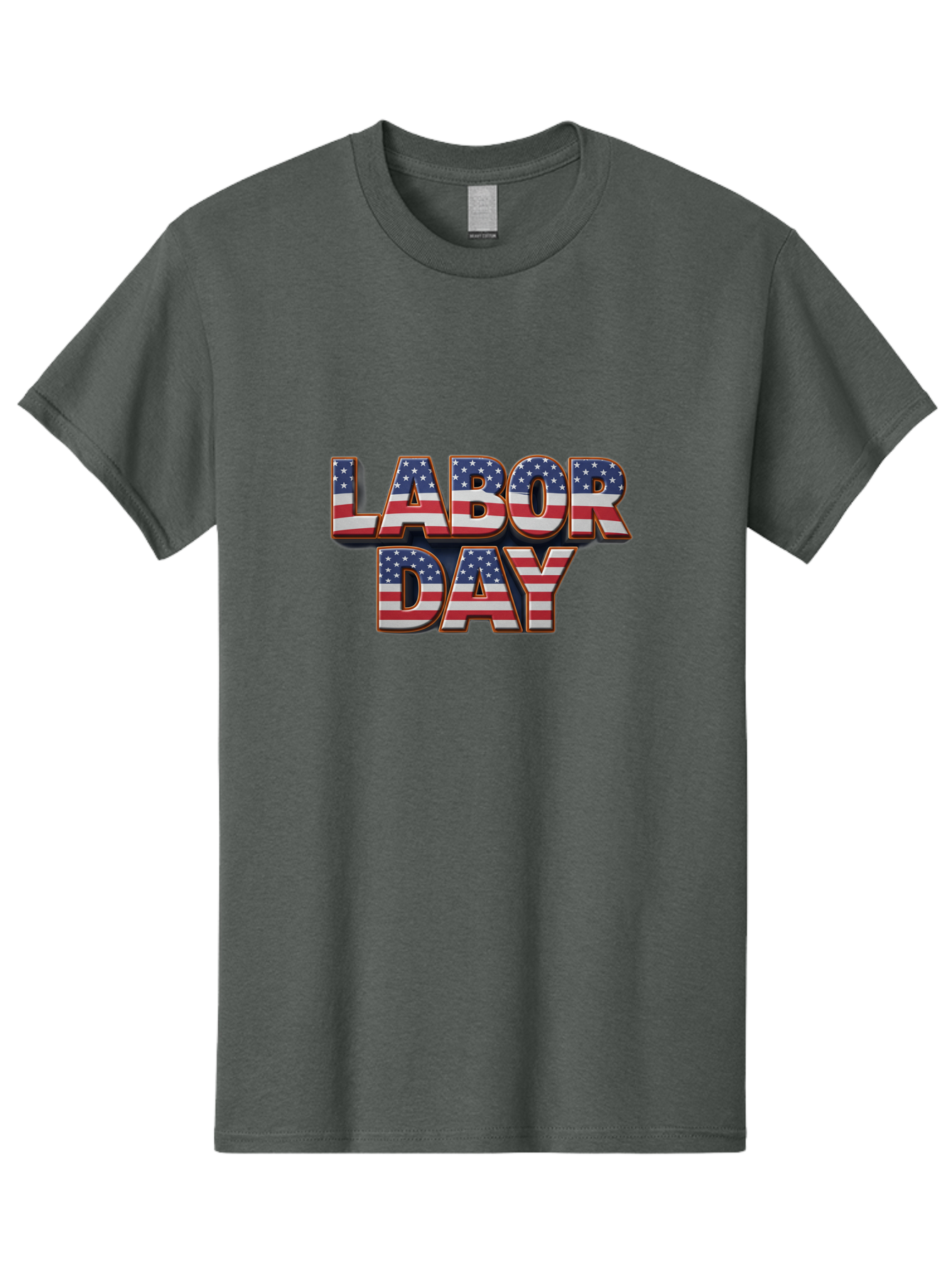 Labor-Day-1 Men'S Graphic Tee, 100% Cotton, Comfortable Casual Summer Wear, Machine Washable, Labor Day, Patriotic Theme, American Flag, Red White And Blue, Independence Day, 4Th Of July, Stars And Stripes, Usa, National Holiday, Celebration Bad257