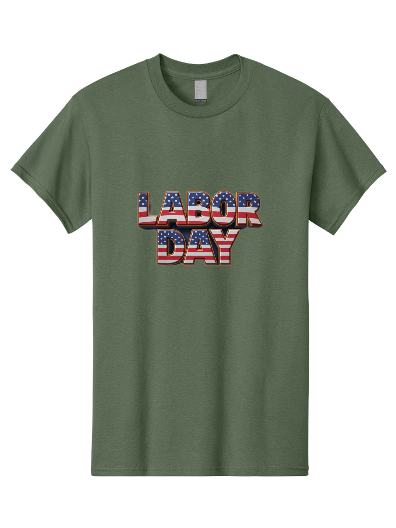 Labor-Day-1 Men'S Graphic Tee, 100% Cotton, Comfortable Casual Summer Wear, Machine Washable, Labor Day, Patriotic Theme, American Flag, Red White And Blue, Independence Day, 4Th Of July, Stars And Stripes, Usa, National Holiday, Celebration Bad257