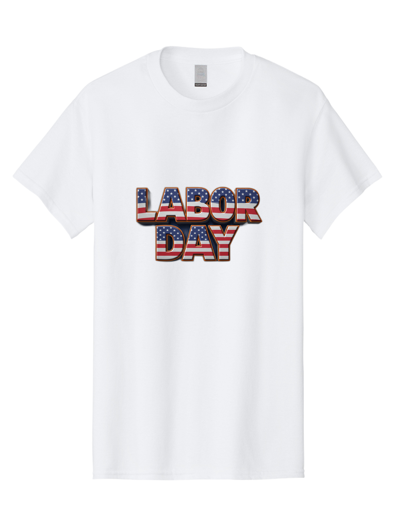 Labor-Day-1 Men'S Graphic Tee, 100% Cotton, Comfortable Casual Summer Wear, Machine Washable, Labor Day, Patriotic Theme, American Flag, Red White And Blue, Independence Day, 4Th Of July, Stars And Stripes, Usa, National Holiday, Celebration Bad257