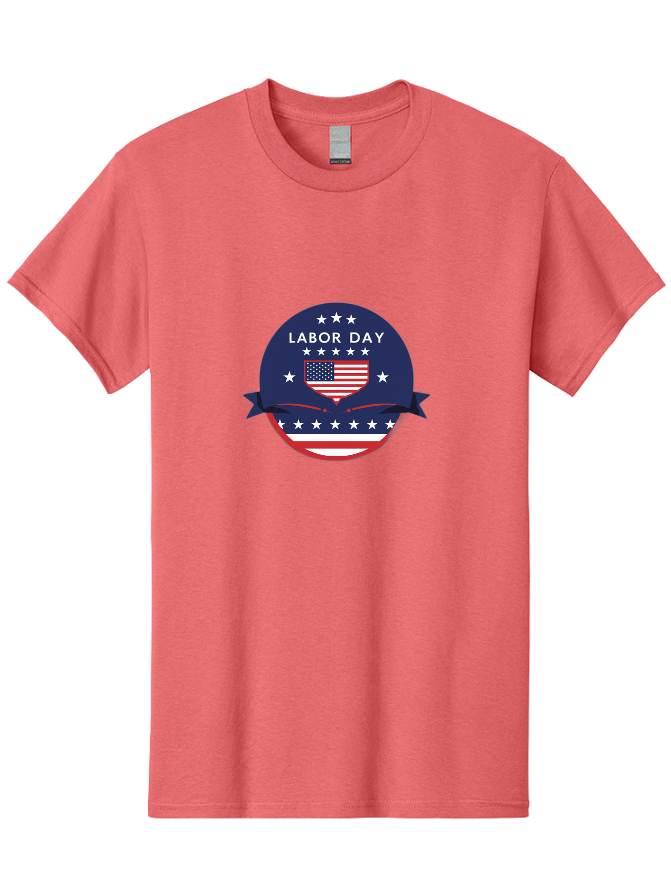 Labor-Day-3 Men'S Graphic Tee, 100% Cotton, Comfortable Casual Summer Wear, Machine Washable, Labor Day Graphic, American Flag, Patriotic Design, Usa Stars, Red White Blue Colors, Federal Holiday, Workers' Rights, Us Labor Movement Bad259