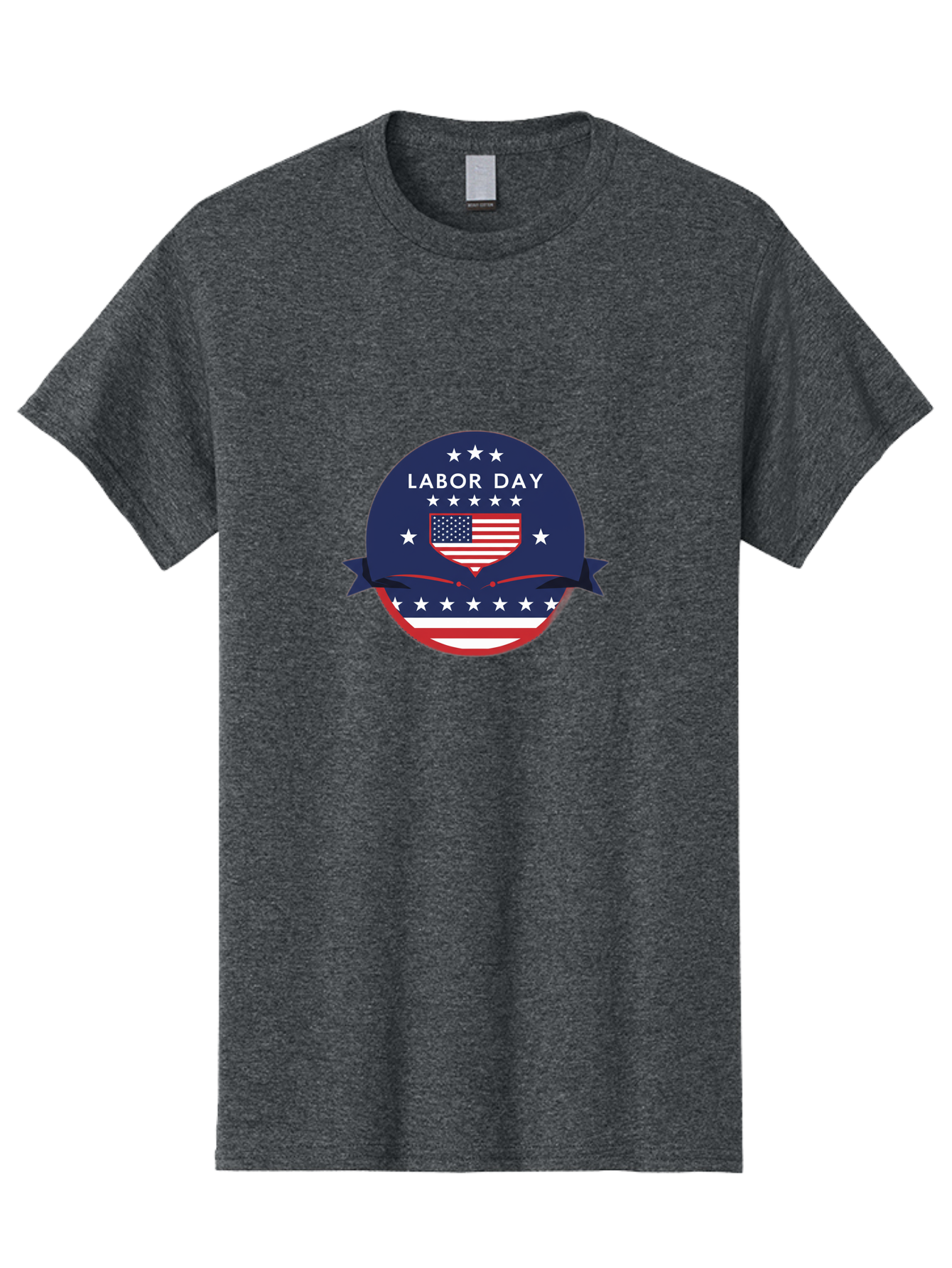 Labor-Day-3 Men'S Graphic Tee, 100% Cotton, Comfortable Casual Summer Wear, Machine Washable, Labor Day Graphic, American Flag, Patriotic Design, Usa Stars, Red White Blue Colors, Federal Holiday, Workers' Rights, Us Labor Movement Bad259