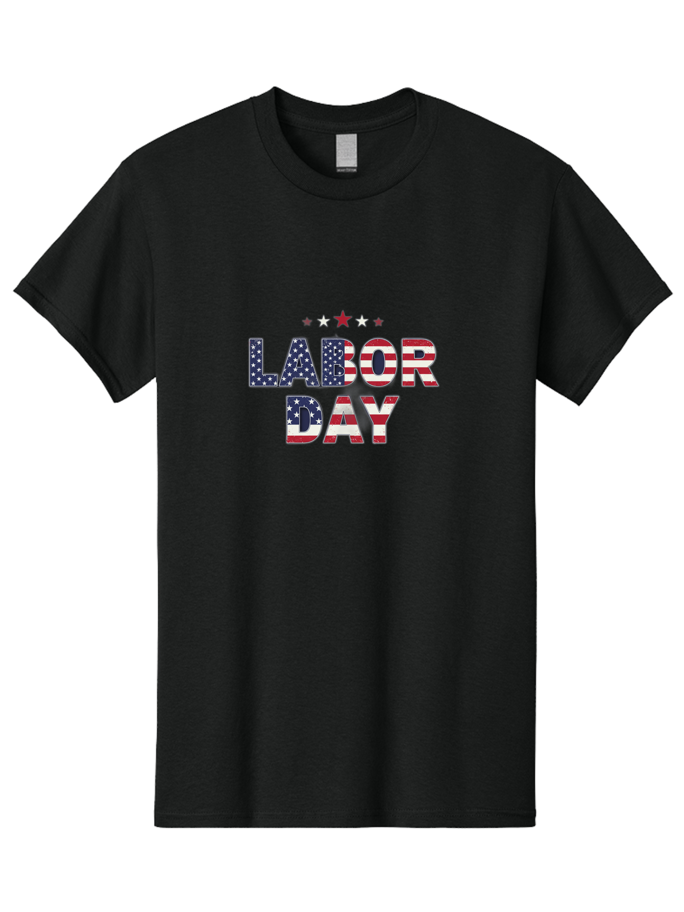 Labor-Day-6 Men'S Graphic Tee, 100% Cotton, Comfortable Casual Summer Wear, Machine Washable, Labor Day, Patriotic Text, American Flag Pattern, Red White And Blue, Stars And Stripes, Holiday Celebration, Us National Holiday Bad262