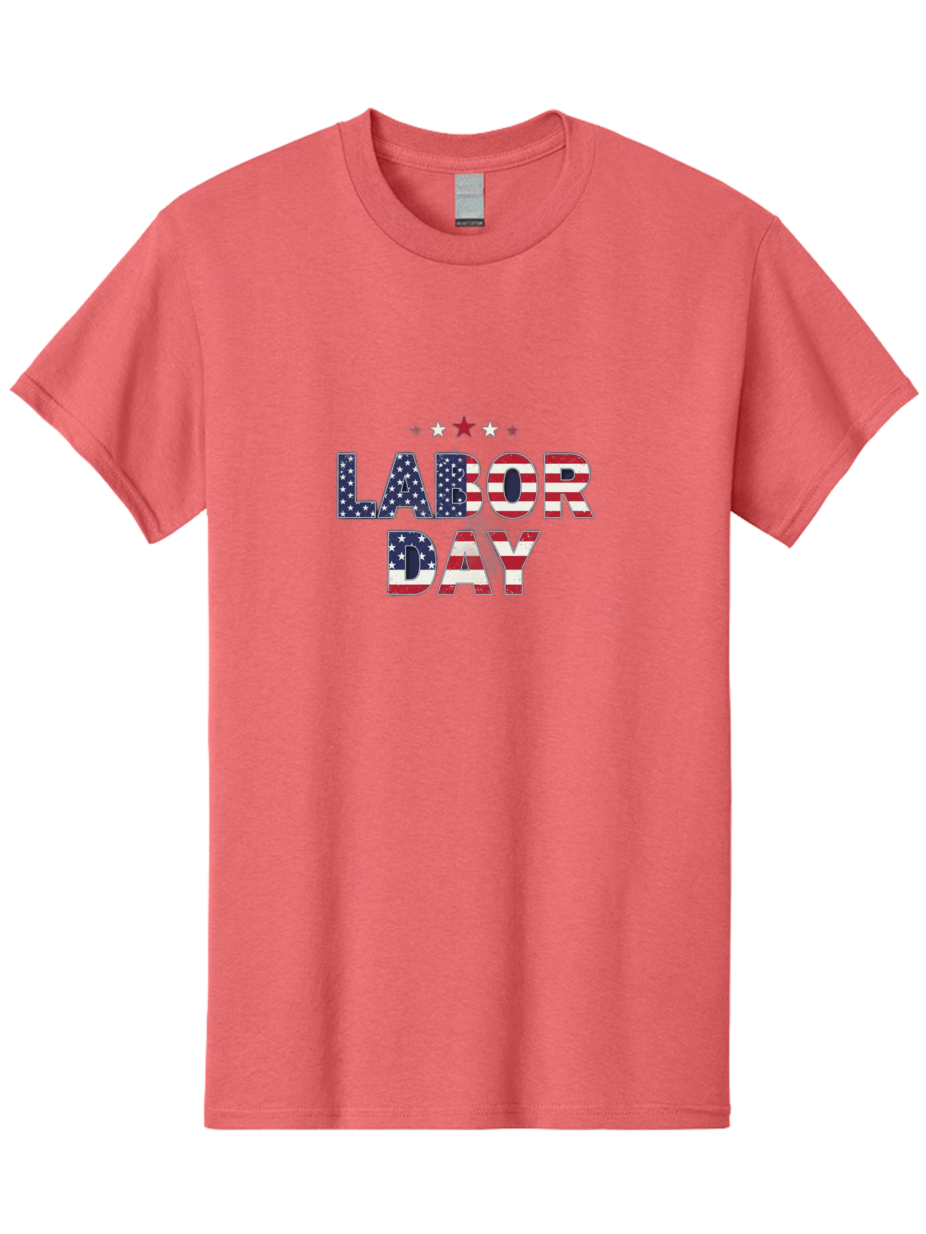 Labor-Day-6 Men'S Graphic Tee, 100% Cotton, Comfortable Casual Summer Wear, Machine Washable, Labor Day, Patriotic Text, American Flag Pattern, Red White And Blue, Stars And Stripes, Holiday Celebration, Us National Holiday Bad262