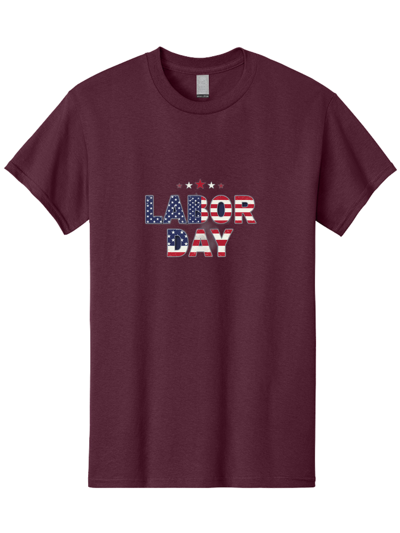 Labor-Day-6 Men'S Graphic Tee, 100% Cotton, Comfortable Casual Summer Wear, Machine Washable, Labor Day, Patriotic Text, American Flag Pattern, Red White And Blue, Stars And Stripes, Holiday Celebration, Us National Holiday Bad262