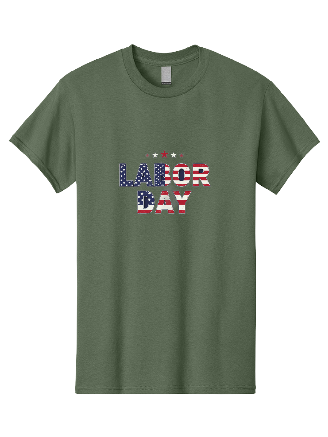 Labor-Day-6 Men'S Graphic Tee, 100% Cotton, Comfortable Casual Summer Wear, Machine Washable, Labor Day, Patriotic Text, American Flag Pattern, Red White And Blue, Stars And Stripes, Holiday Celebration, Us National Holiday Bad262