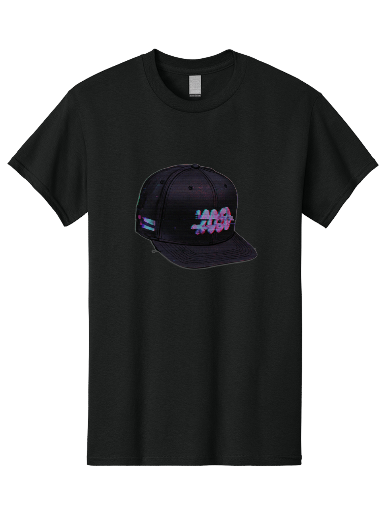 Mad-Club Men'S Graphic Tee, 100% Cotton, Comfortable Casual Summer Wear, Machine Washable, Nasa Baseball Cap, Black Hat, Space Agency Logo, Pastel Colors, Futuristic Design, Streetwear Fashion, Casual Style, Trendy Accessory Bad288
