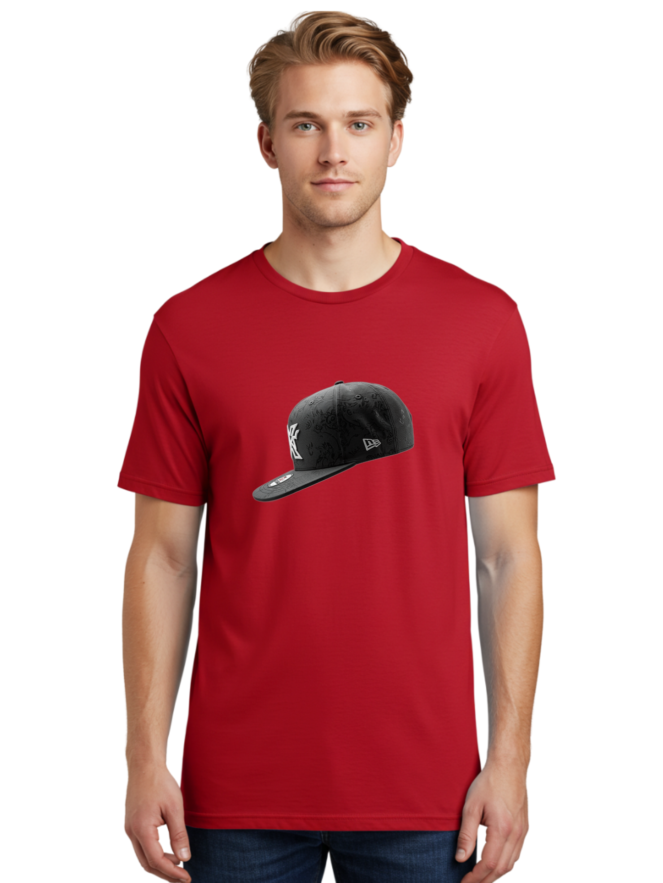New-York-Yankees-Baseball-Cap Men'S Graphic Tee, 100% Cotton, Comfortable Casual Summer Wear, Machine Washable, New York Yankees Baseball Cap, Black Cap With White Logo, New Era Cap, Baseball Hat, Sports Fashion, Ny Logo, Mlb Merchandise, Bad372