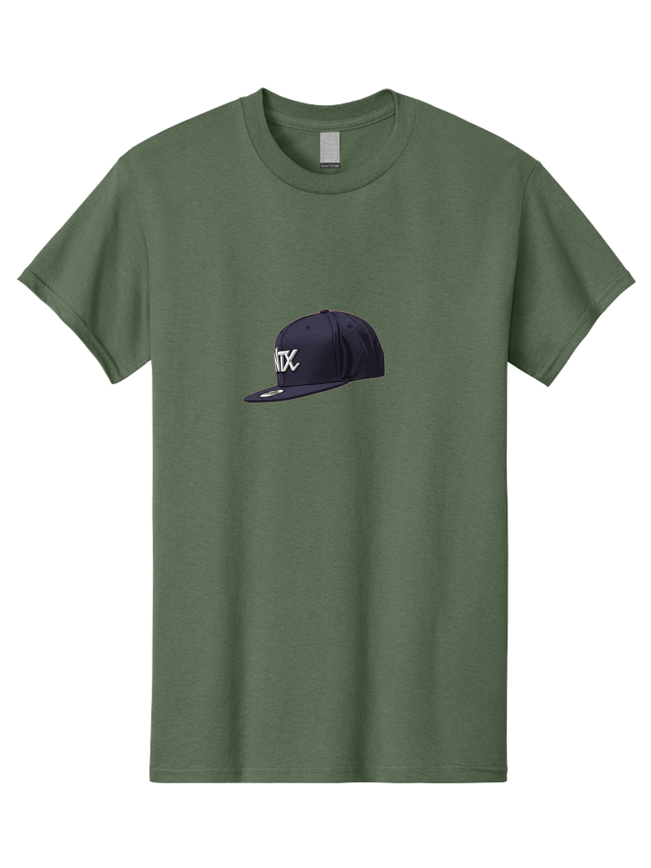 Ntx-Baseball-Cap Men'S Graphic Tee, 100% Cotton, Comfortable Casual Summer Wear, Machine Washable, Ntx Logo, Baseball Cap, Navy Blue Cap, White Logo, Sports Apparel, Streetwear Fashion, Casual Wear, Hat With Logo Bad377