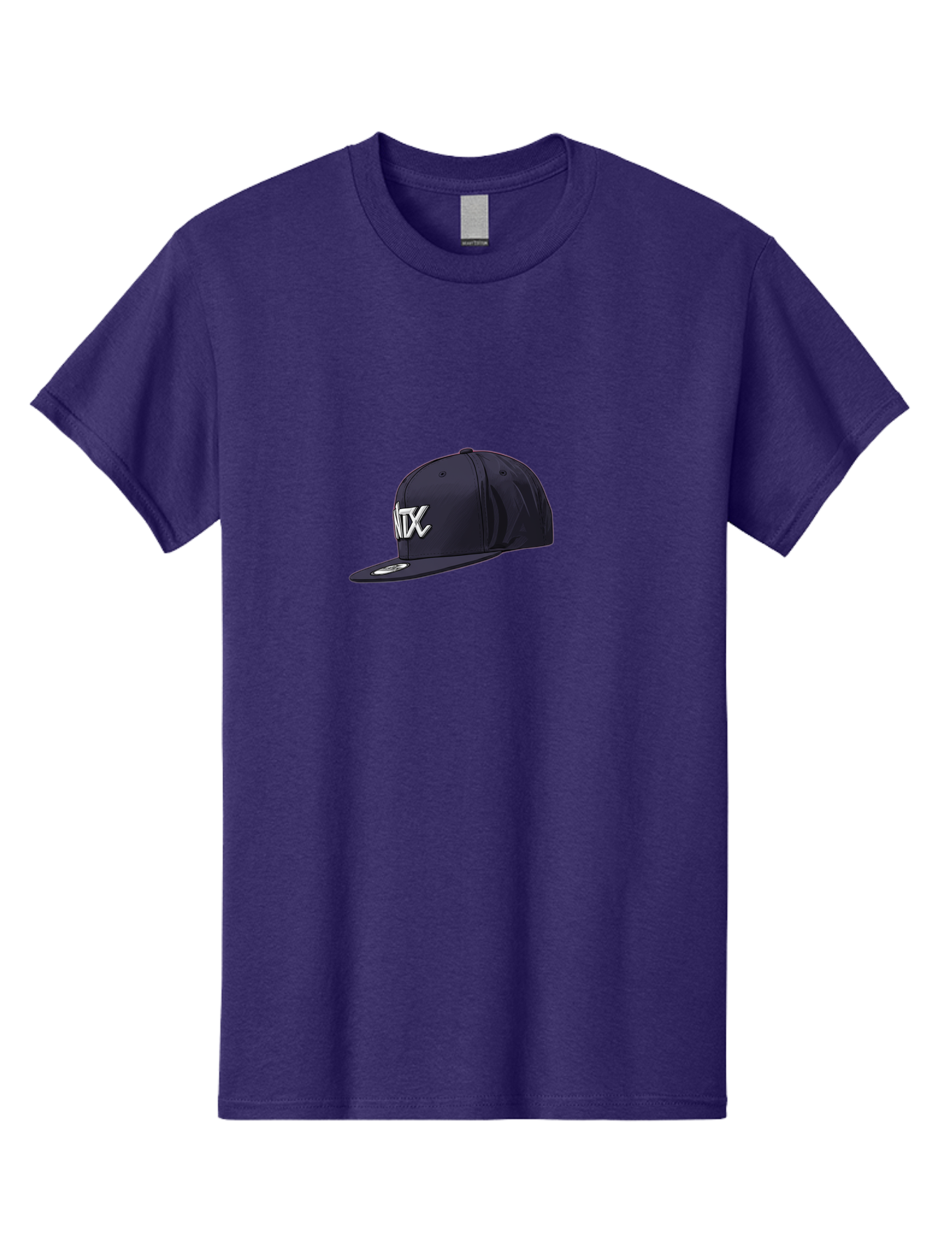 Ntx-Baseball-Cap Men'S Graphic Tee, 100% Cotton, Comfortable Casual Summer Wear, Machine Washable, Ntx Logo, Baseball Cap, Navy Blue Cap, White Logo, Sports Apparel, Streetwear Fashion, Casual Wear, Hat With Logo Bad377