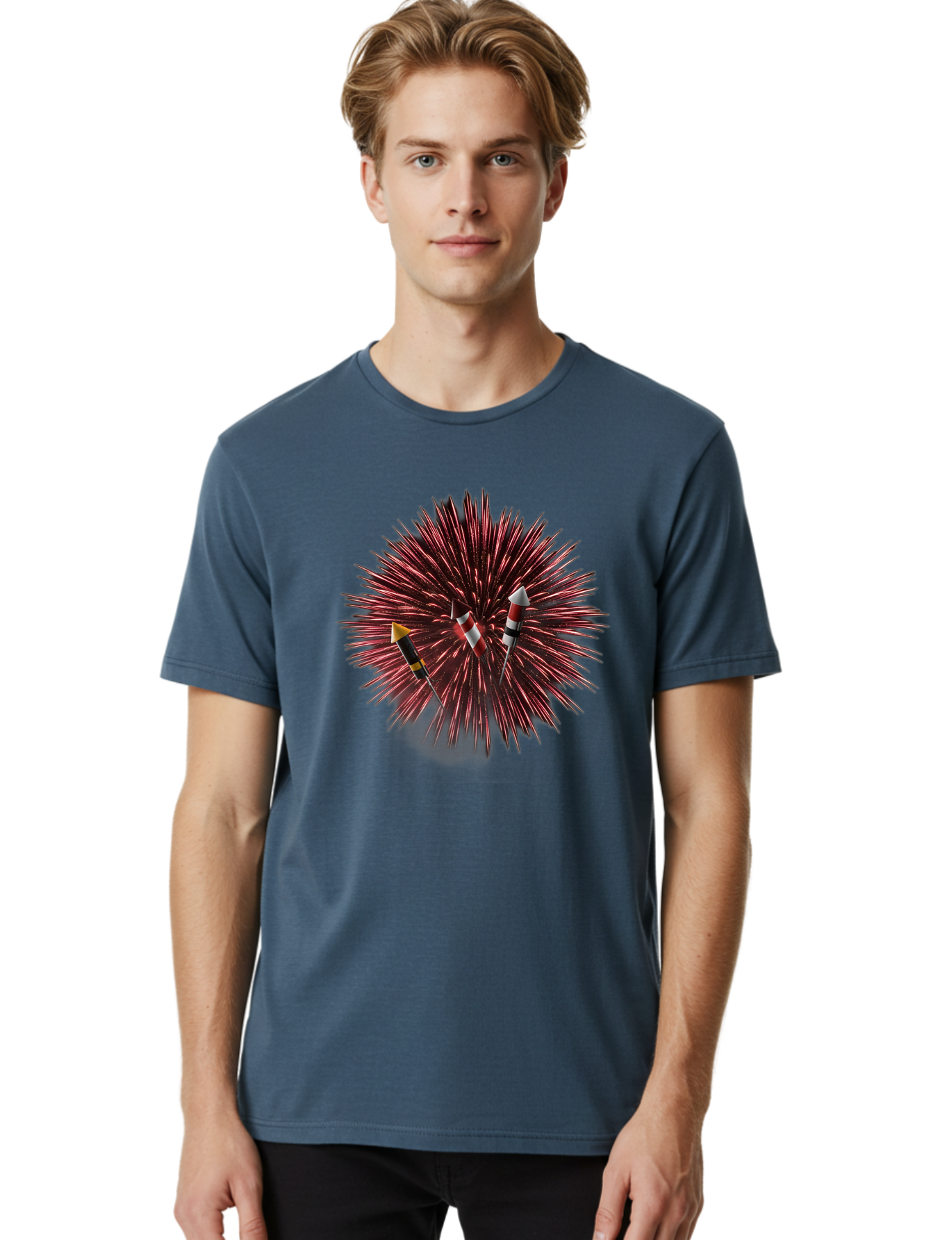Party-Poppers Men'S Graphic Tee, 100% Cotton, Comfortable Casual Summer Wear, Machine Washable, Porcupine With Quills, 3 Arrows Stuck, Wildlife, Animal Defense, Prickly Creature, Hunting Scene, Wildlife Photography, Quill Attack Bad407