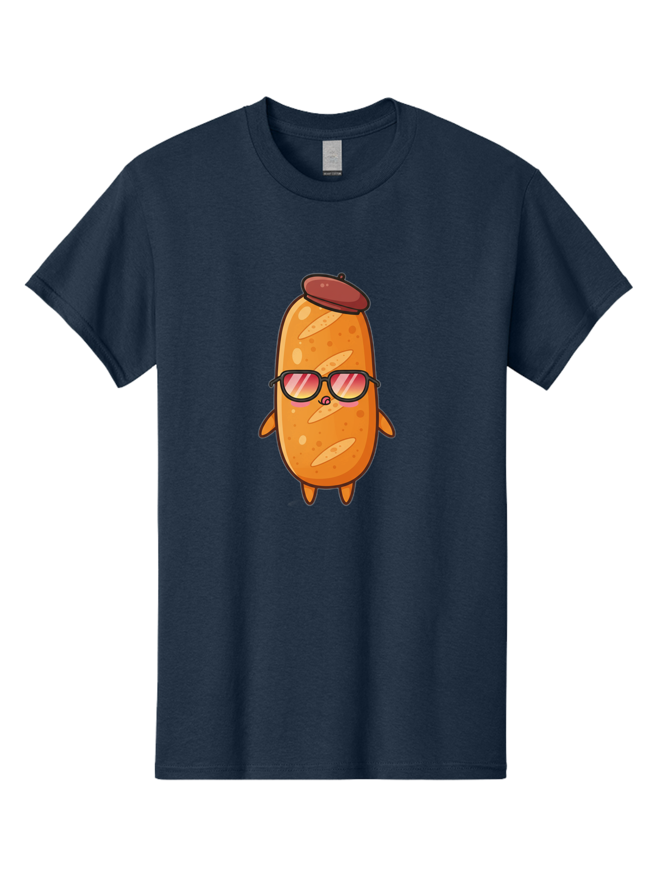 Potato-Head Men'S Graphic Tee, 100% Cotton, Comfortable Casual Summer Wear, Machine Washable, Cartoon Potato, Funny Character, Sunglasses, Hat, Kawaii Style, Cute Illustration, Mascot Design, Quirky Character, Humorous Art, Food Character, Bad453