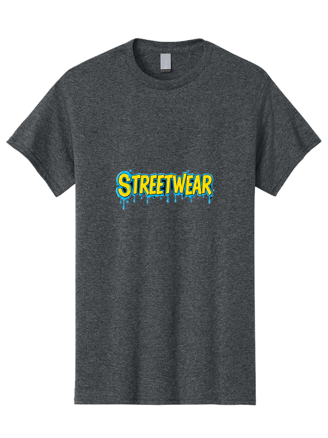 Streetwear-3 Men'S Graphic Tee, 100% Cotton, Comfortable Casual Summer Wear, Machine Washable, Graffiti Style, Streetwear Fashion, Urban Clothing, Trendy Apparel, Drip Art, Bold Typography, Vibrant Colors, Street Style Bad744