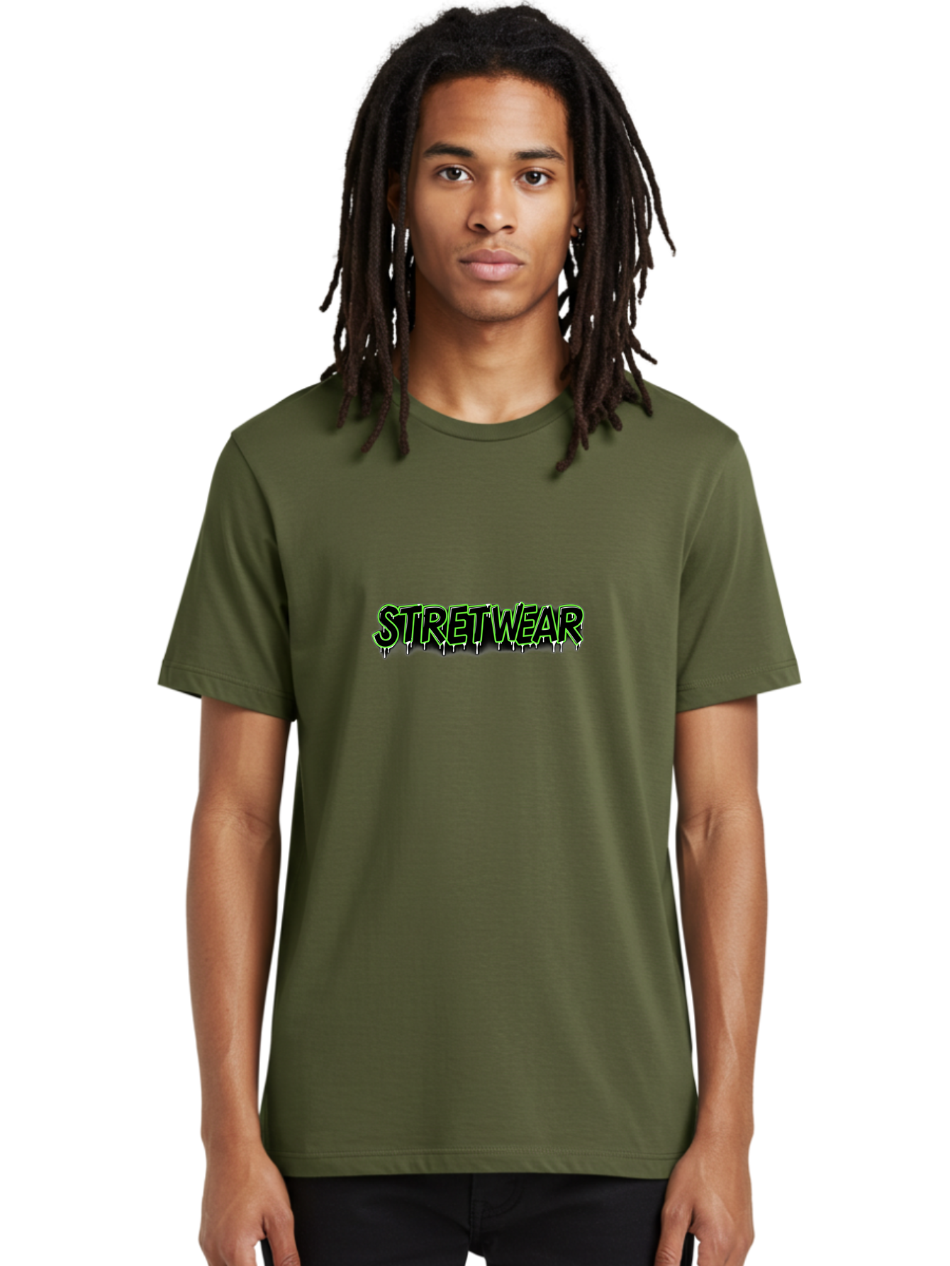 Stretwear-5 Men'S Graphic Tee, 100% Cotton, Comfortable Casual Summer Wear, Machine Washable, Streetwear Fashion, Urban Style, Graffiti Art, Street Culture, Youth Fashion, Trendy Clothing, Edgy Design Bad751