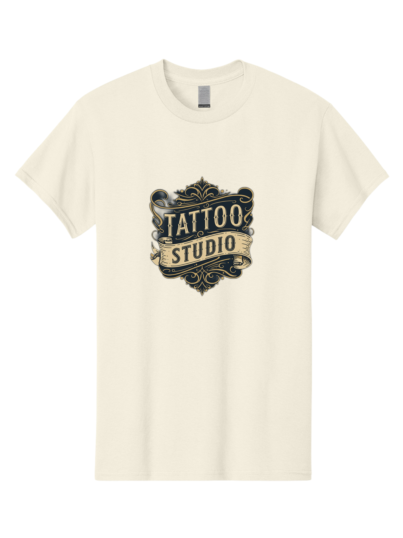 Tattoo-Studio-2 Men'S Graphic Tee, 100% Cotton, Comfortable Casual Summer Wear, Machine Washable, Tattoo Studio, Vintage Logo, Ornate Design, Classic Typography, Body Art, Tattoo Parlor, Ink Art, Tattoo Artist Bad816