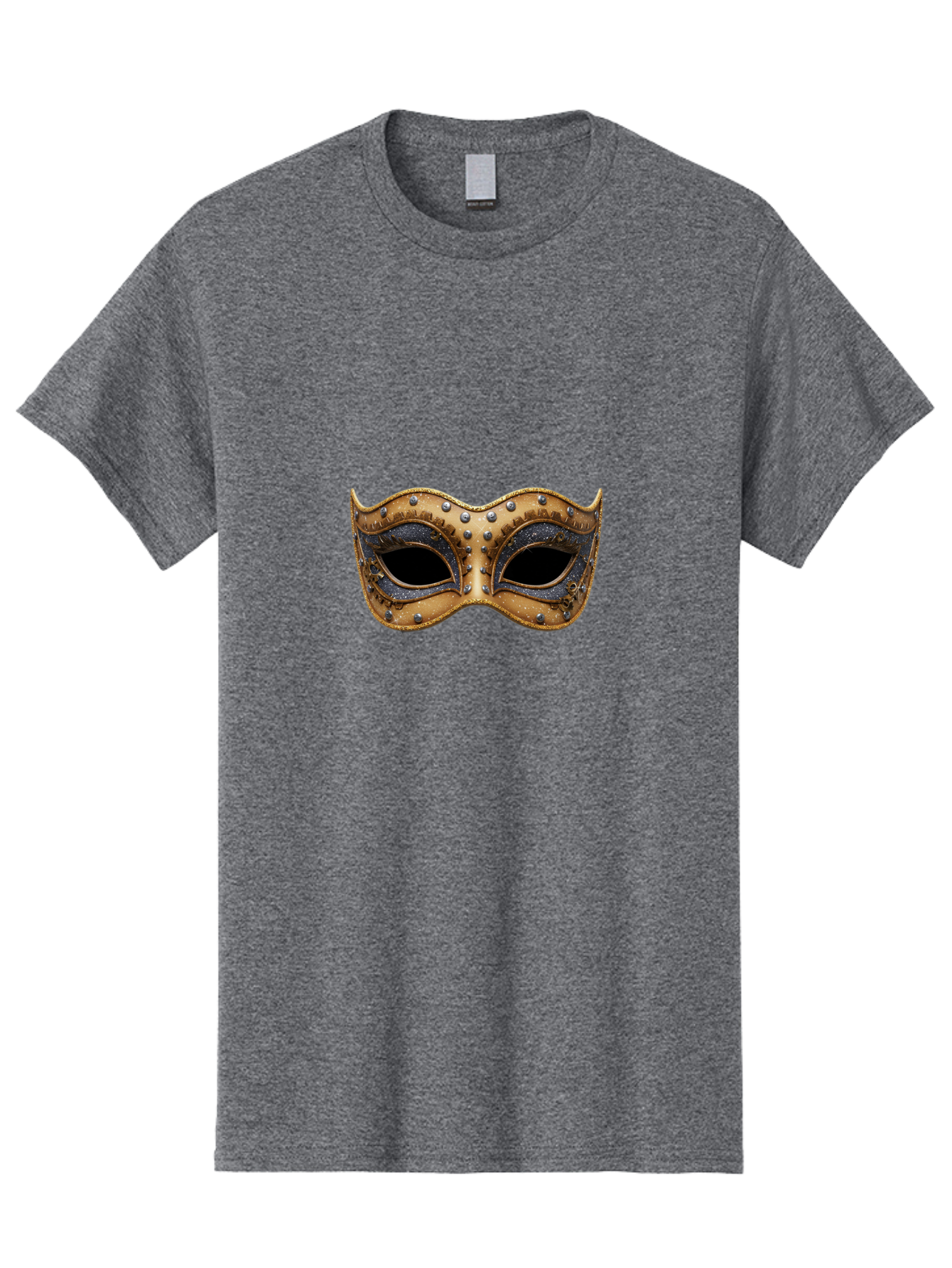 Venetian-Mask-5 Men'S Graphic Tee, 100% Cotton, Comfortable Casual Summer Wear, Machine Washable, Leather Mask, Decorative Mask, Masquerade Ball, Costume Accessory, Rhinestone Embellishments, Eye Cover, Fashion Statement, Luxury Design, Bad892