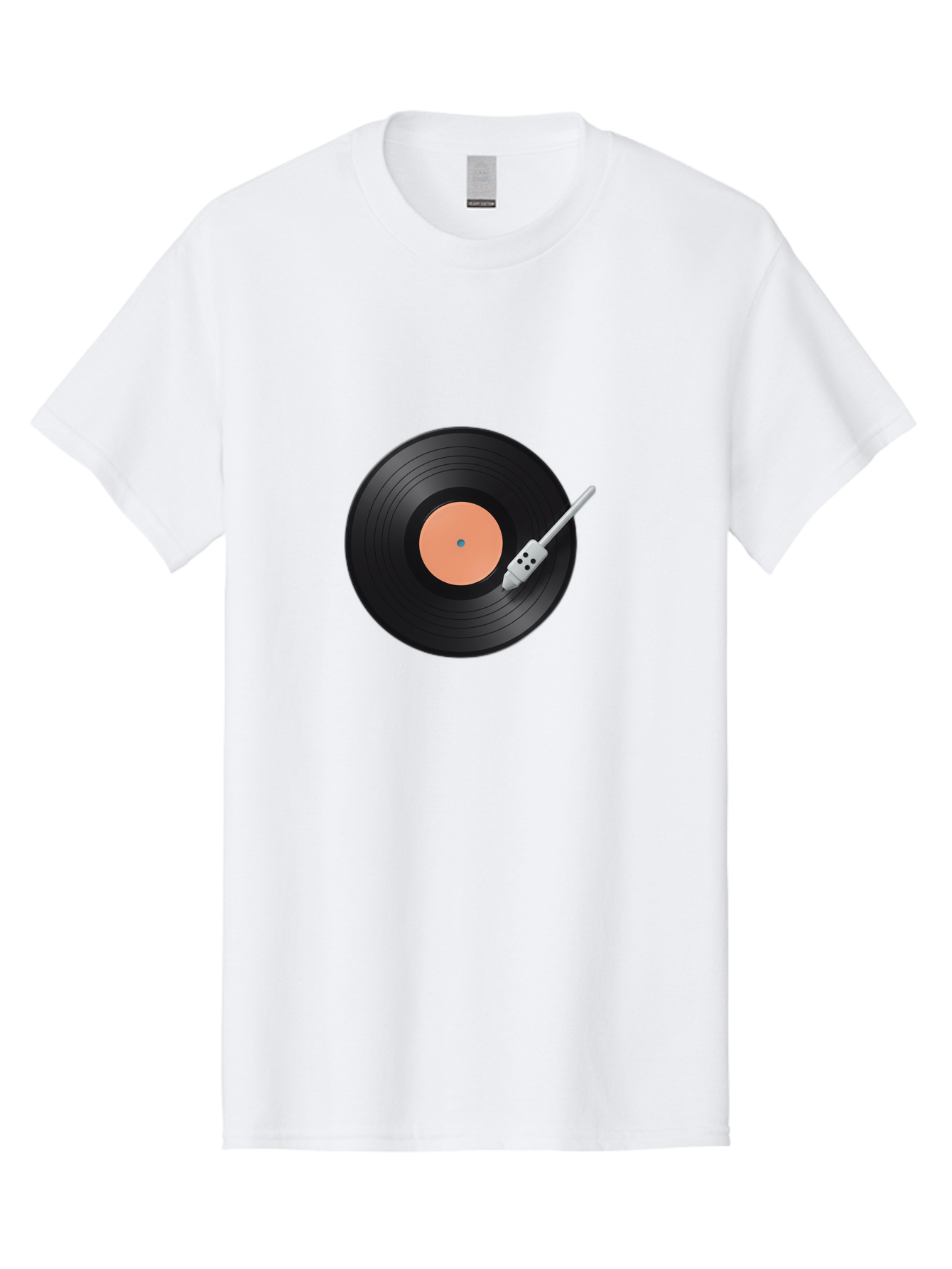 Vinyl-Record-1 Men'S Graphic Tee, 100% Cotton, Comfortable Casual Summer Wear, Machine Washable, Vinyl Record Player, Record Playing, Music Lover, Vinyl Collector, Retro Music, Nostalgic Sound, Classic Tunes, Analog Music, Turntable, Bad896