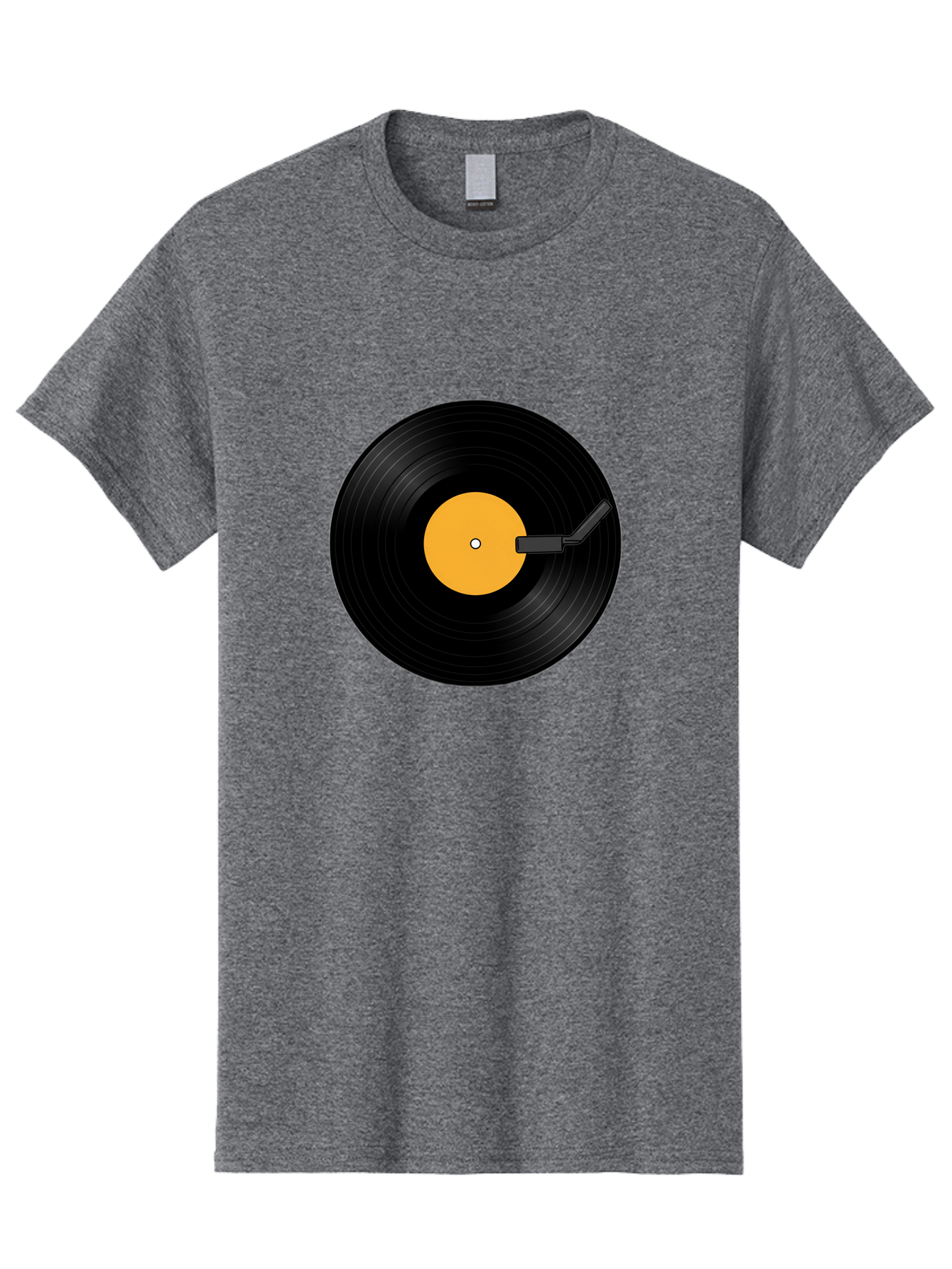 Vinyl-Record-Player-3 Men'S Graphic Tee, 100% Cotton, Comfortable Casual Summer Wear, Machine Washable, Vinyl Record, Record Player, Music Listening, Retro Audio, Classic Sound, Nostalgic Vibe, Music Culture Bad901