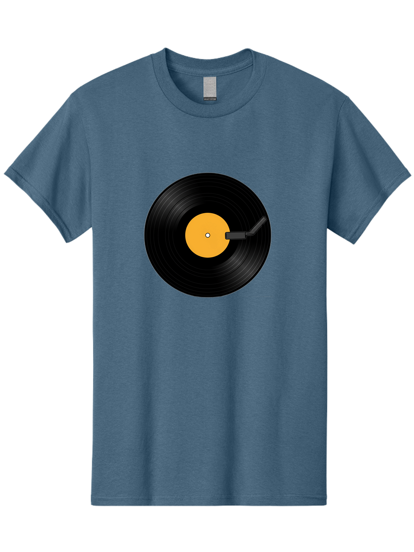 Vinyl-Record-Player-3 Men'S Graphic Tee, 100% Cotton, Comfortable Casual Summer Wear, Machine Washable, Vinyl Record, Record Player, Music Listening, Retro Audio, Classic Sound, Nostalgic Vibe, Music Culture Bad901
