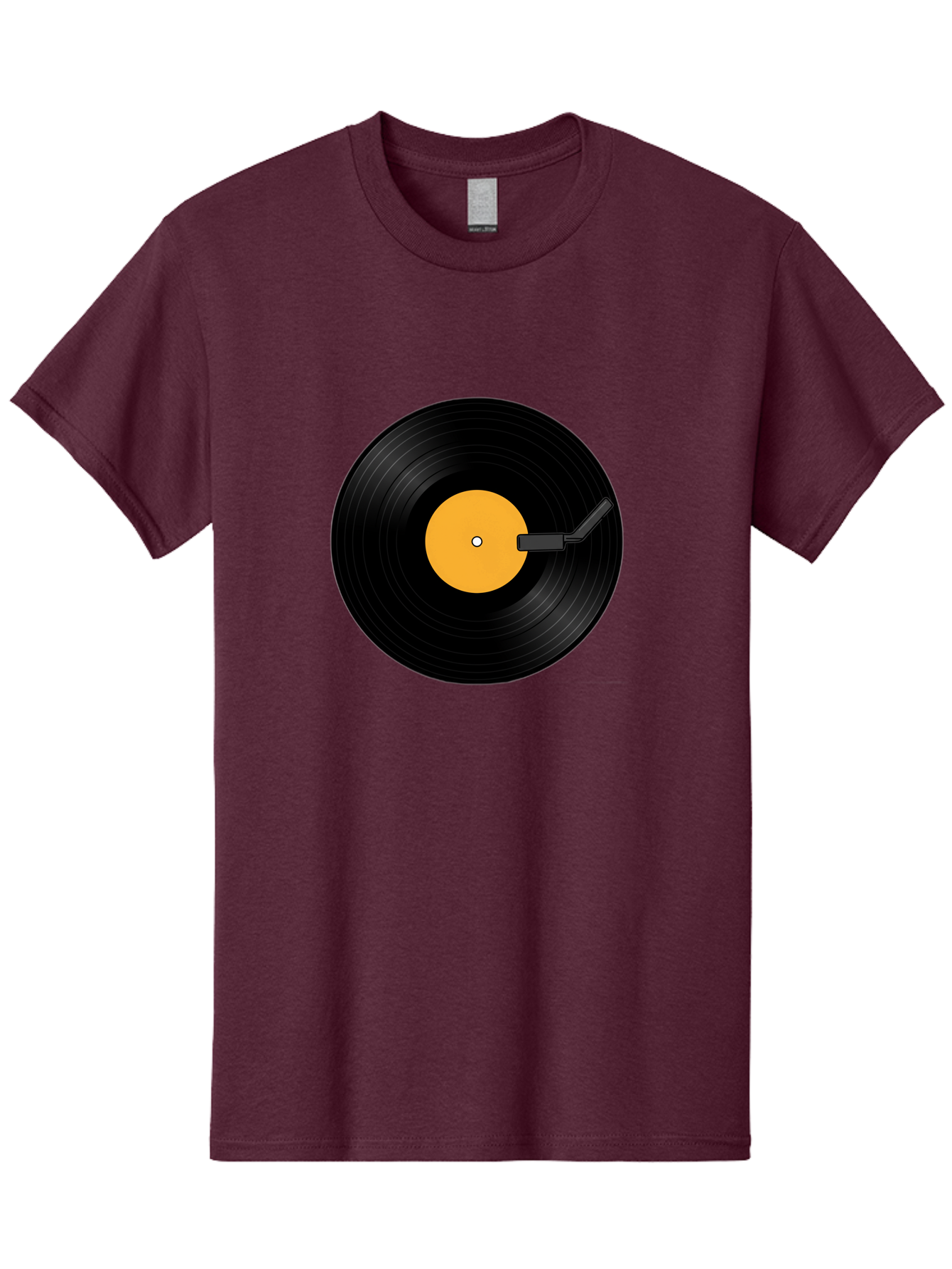 Vinyl-Record-Player-3 Men'S Graphic Tee, 100% Cotton, Comfortable Casual Summer Wear, Machine Washable, Vinyl Record, Record Player, Music Listening, Retro Audio, Classic Sound, Nostalgic Vibe, Music Culture Bad901