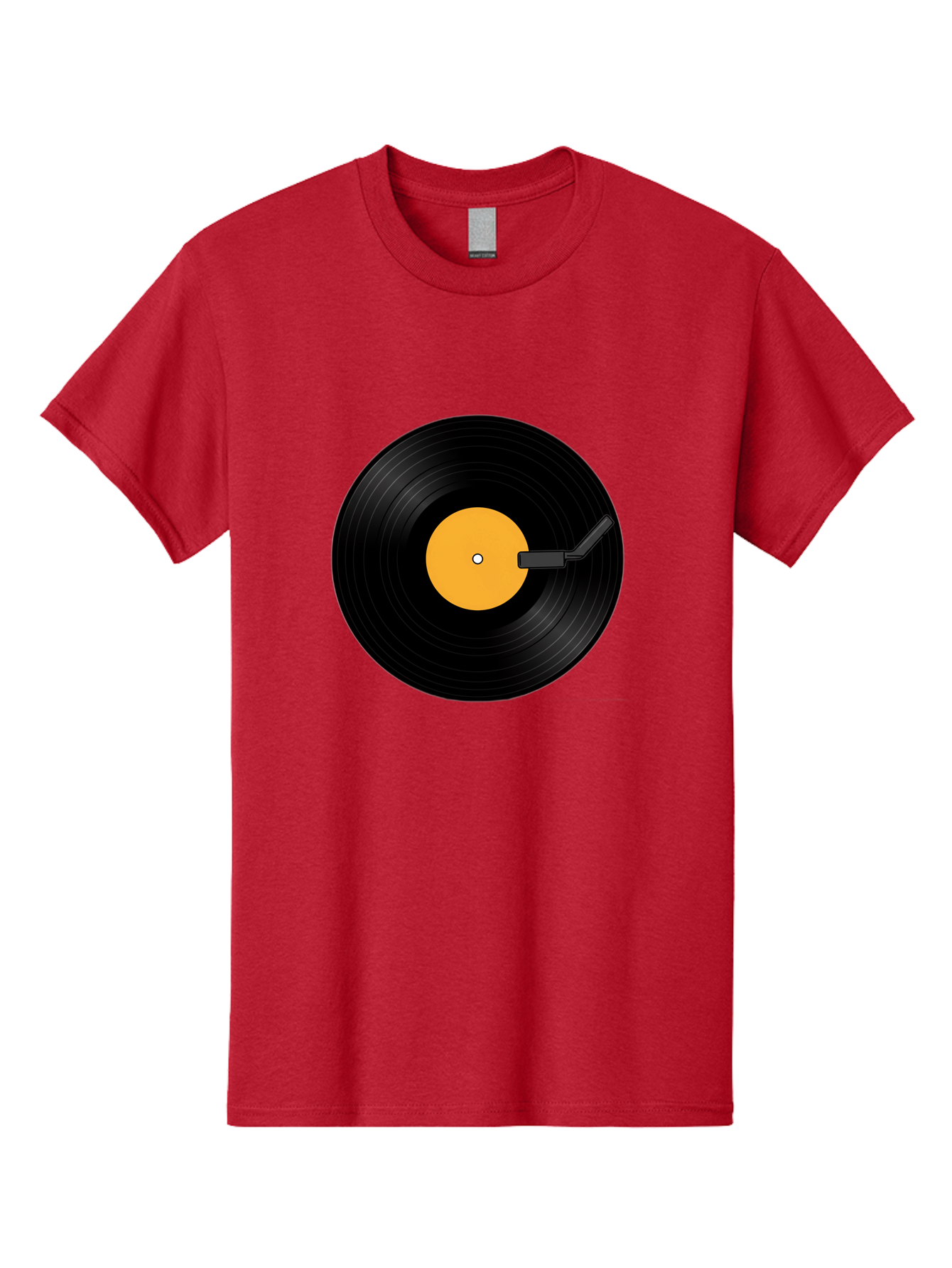 Vinyl-Record-Player-3 Men'S Graphic Tee, 100% Cotton, Comfortable Casual Summer Wear, Machine Washable, Vinyl Record, Record Player, Music Listening, Retro Audio, Classic Sound, Nostalgic Vibe, Music Culture Bad901