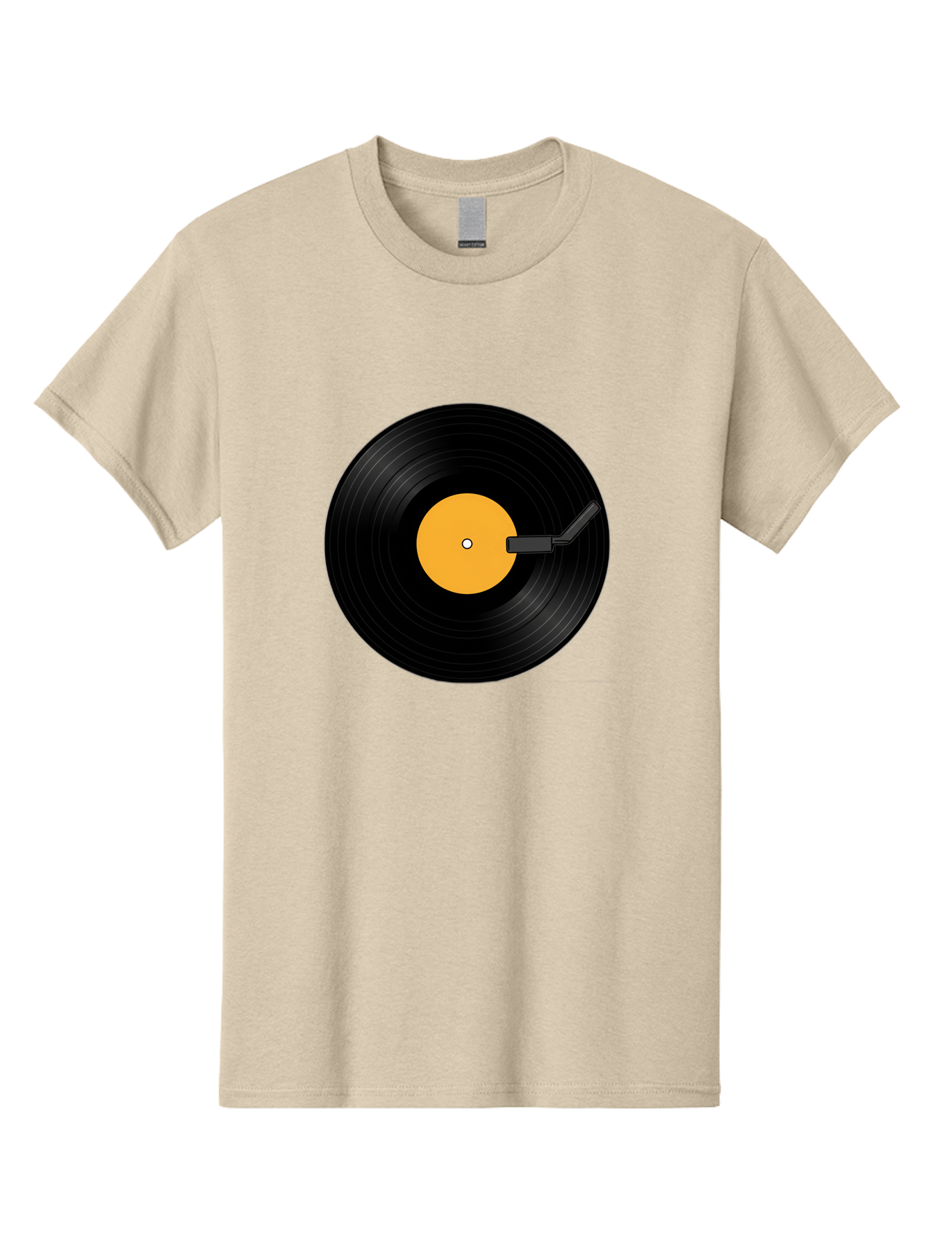Vinyl-Record-Player-3 Men'S Graphic Tee, 100% Cotton, Comfortable Casual Summer Wear, Machine Washable, Vinyl Record, Record Player, Music Listening, Retro Audio, Classic Sound, Nostalgic Vibe, Music Culture Bad901