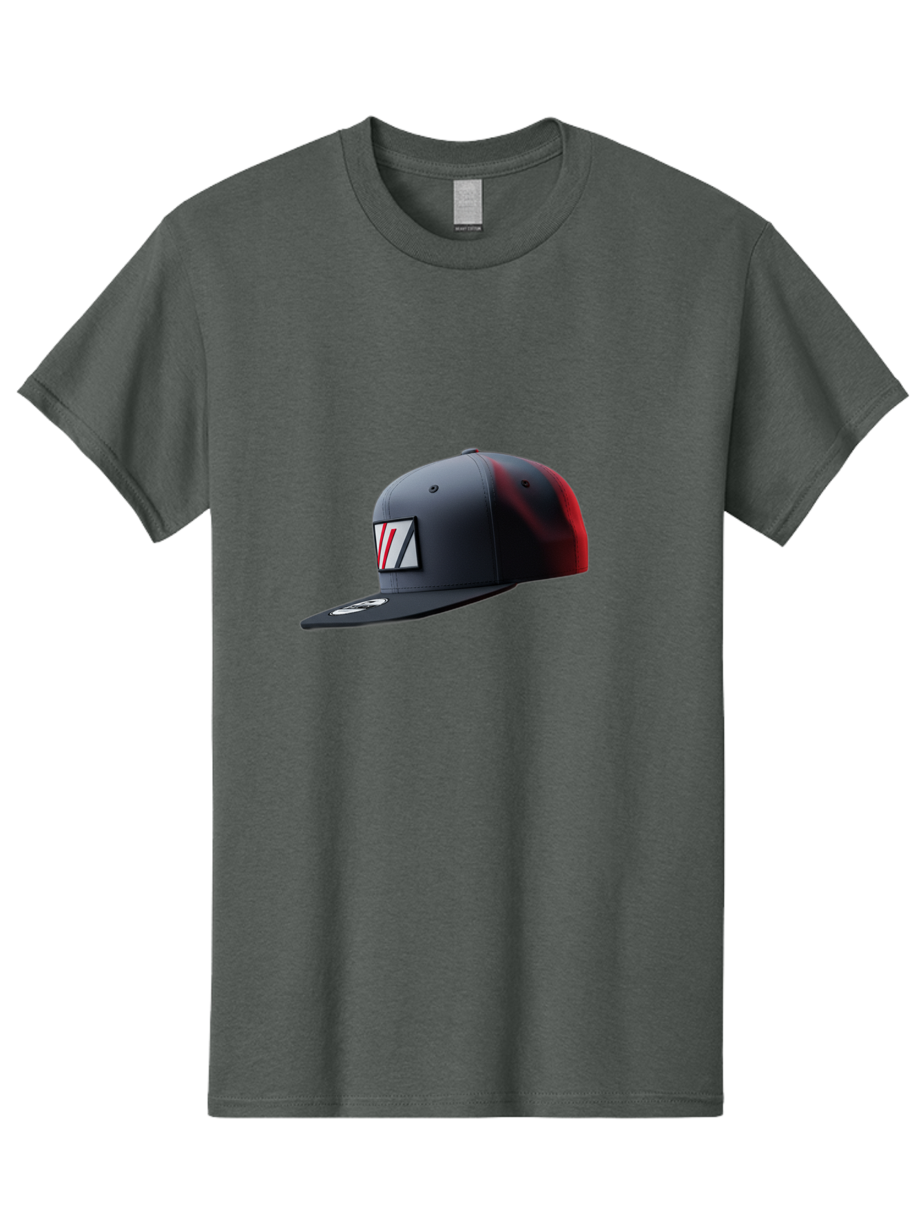W-Logo-Baseball-Cap Men'S Graphic Tee, 100% Cotton, Comfortable Casual Summer Wear, Machine Washable, Baseball Cap With Logo, Black And Red Cap, Sporty Hat, Stylish Cap, Vl Emblem, Fashion Accessory, Casual Wear, Streetwear Bad907