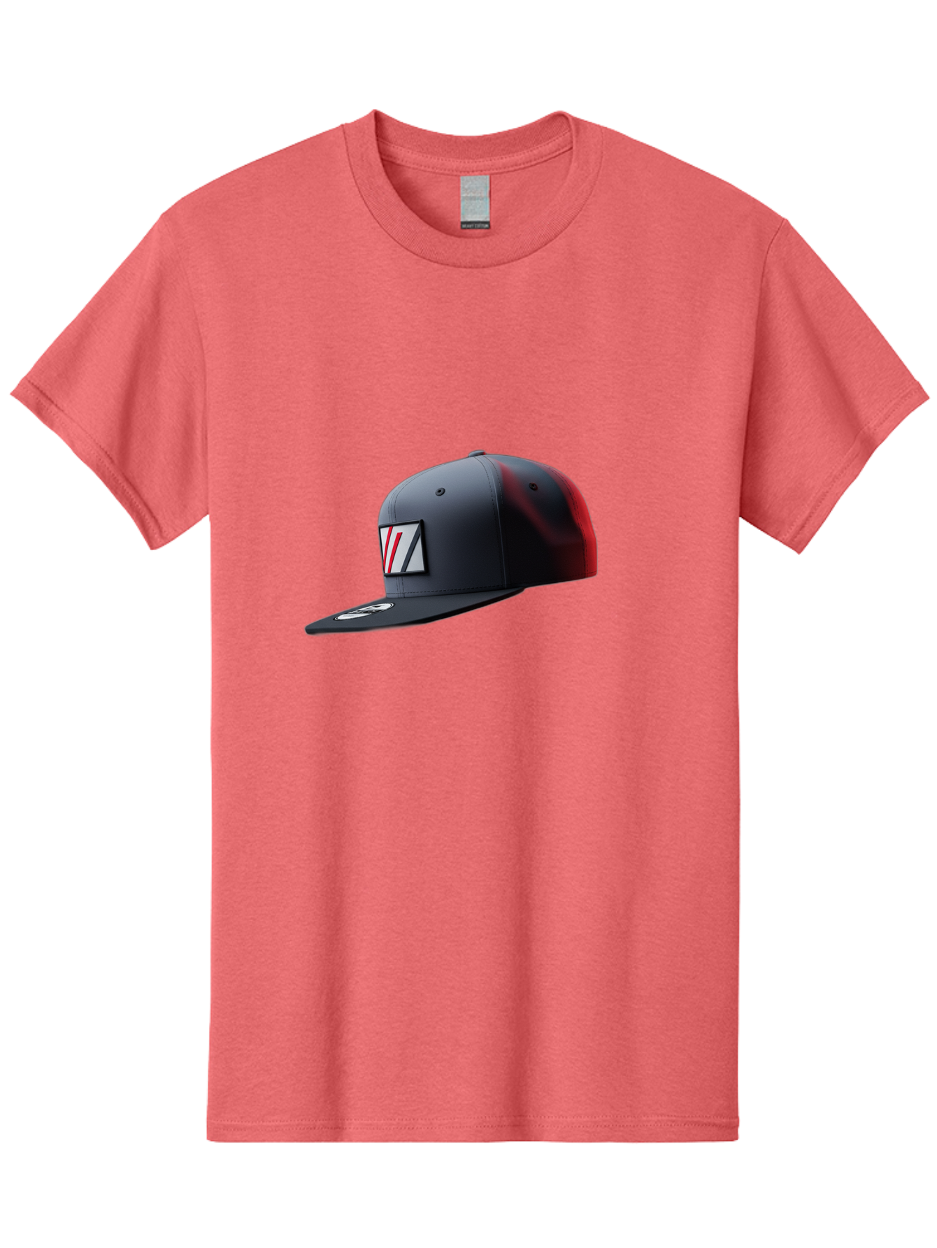 W-Logo-Baseball-Cap Men'S Graphic Tee, 100% Cotton, Comfortable Casual Summer Wear, Machine Washable, Baseball Cap With Logo, Black And Red Cap, Sporty Hat, Stylish Cap, Vl Emblem, Fashion Accessory, Casual Wear, Streetwear Bad907