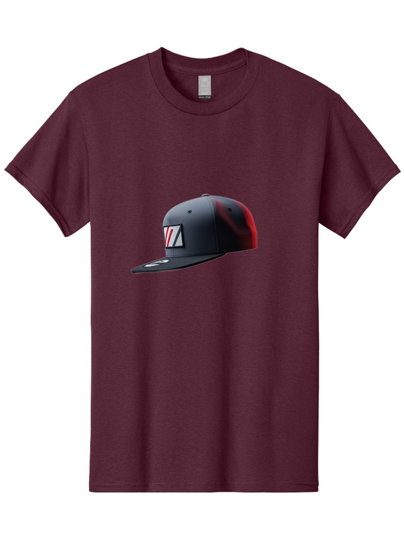W-Logo-Baseball-Cap Men'S Graphic Tee, 100% Cotton, Comfortable Casual Summer Wear, Machine Washable, Baseball Cap With Logo, Black And Red Cap, Sporty Hat, Stylish Cap, Vl Emblem, Fashion Accessory, Casual Wear, Streetwear Bad907