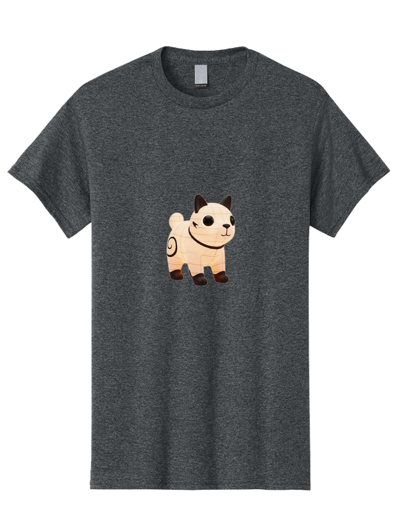 3D-Paper-Cat Men'S Graphic Tee, 100% Cotton, Comfortable Casual Summer Wear, Machine Washable, Paper Cat, Origami Cat, Animal Art, Cute Cat, Black And White Cat, Decorative Cat, Paper Craft, Animal Design Bad950