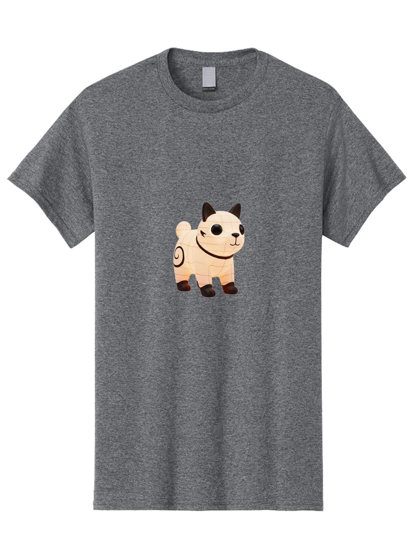 3D-Paper-Cat Men'S Graphic Tee, 100% Cotton, Comfortable Casual Summer Wear, Machine Washable, Paper Cat, Origami Cat, Animal Art, Cute Cat, Black And White Cat, Decorative Cat, Paper Craft, Animal Design Bad950