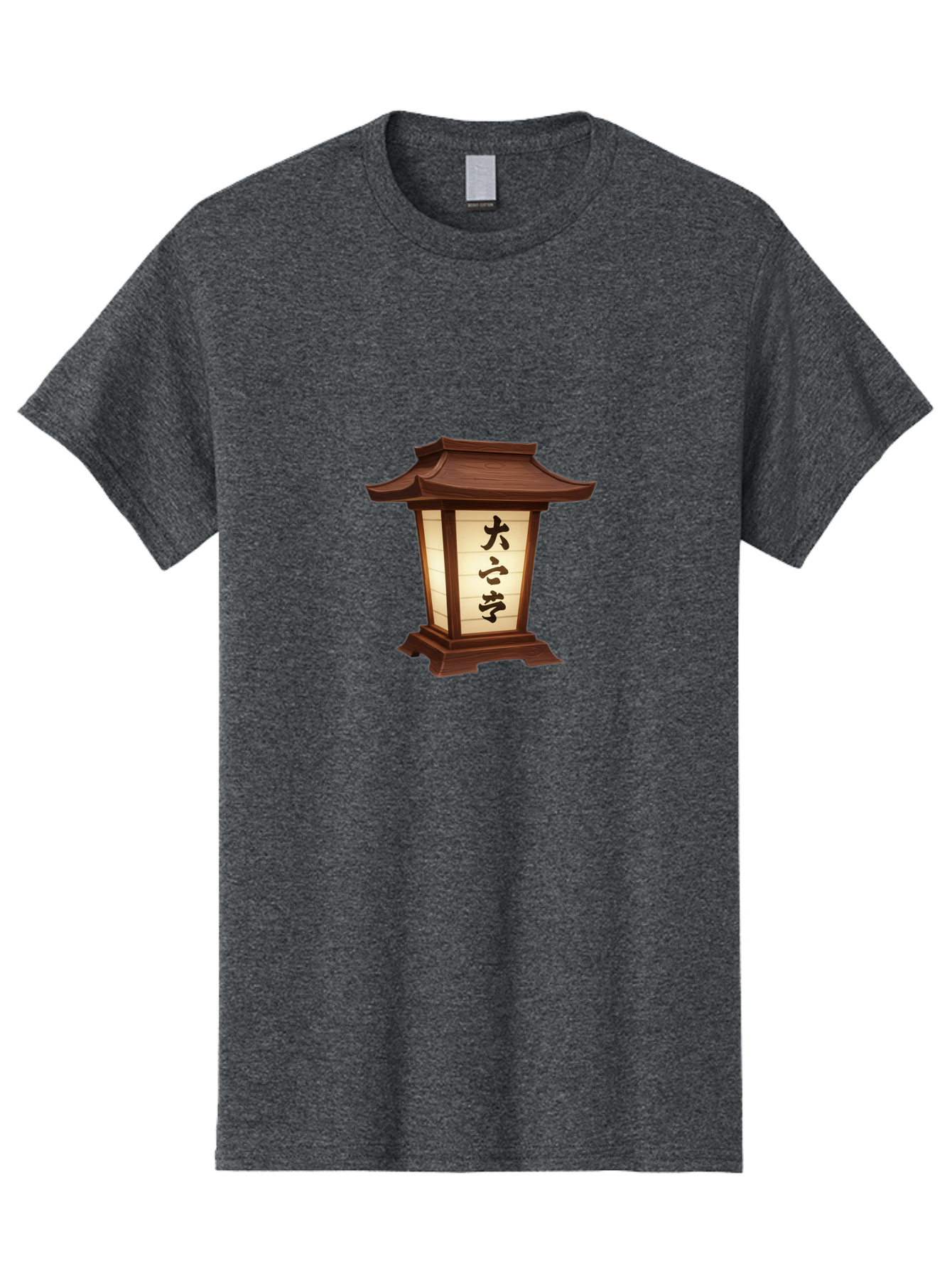 Daxue-Lantern Men'S Graphic Tee, 100% Cotton, Comfortable Casual Summer Wear, Machine Washable, Japanese Lantern, Traditional Lighting, Cultural Symbol, Serene Ambiance, Daxue, Soft Glow, Oriental Design, Peaceful Atmosphere, Lantern Art Bad951