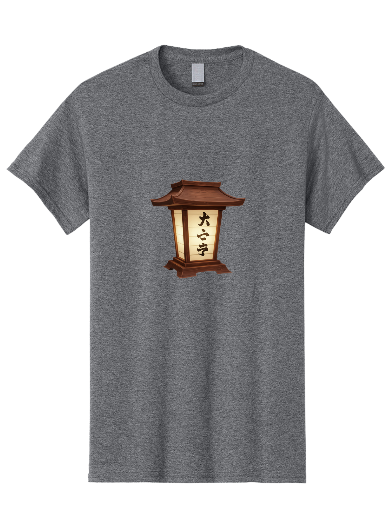 Daxue-Lantern Men'S Graphic Tee, 100% Cotton, Comfortable Casual Summer Wear, Machine Washable, Japanese Lantern, Traditional Lighting, Cultural Symbol, Serene Ambiance, Daxue, Soft Glow, Oriental Design, Peaceful Atmosphere, Lantern Art Bad951