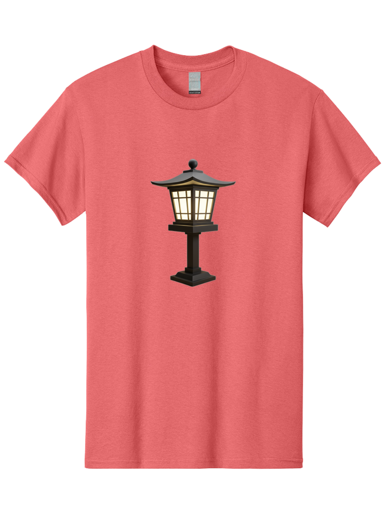 Pagoda-Style-Lamp-Post Men'S Graphic Tee, 100% Cotton, Comfortable Casual Summer Wear, Machine Washable, Outdoor Lamp, Pagoda Style, Garden Lighting, Decorative Post, Soft Glow, Warm Illumination, Landscape Feature, Courtyard Decoration Bad982