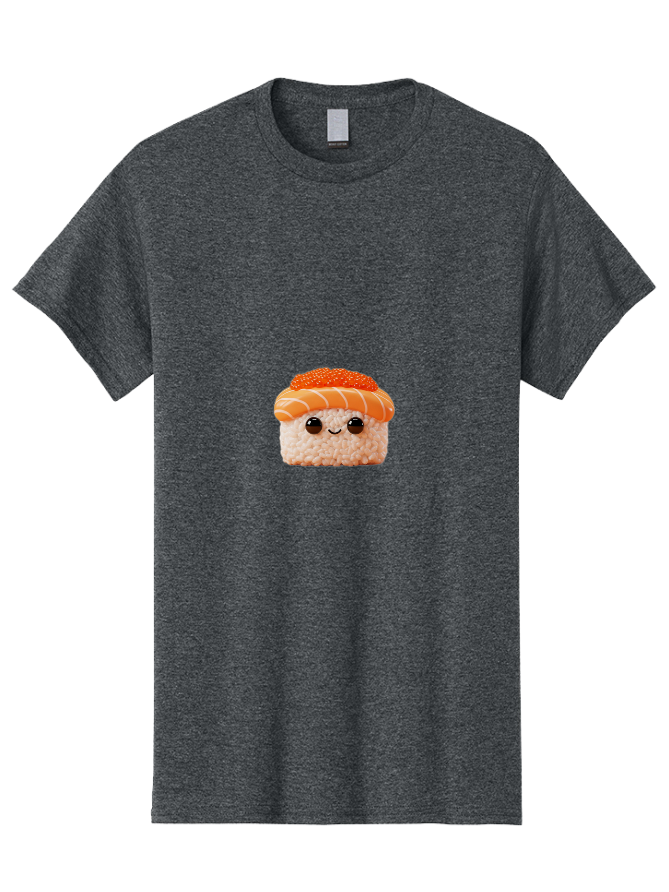Sushi-Plush-Toy Men'S Graphic Tee, 100% Cotton, Comfortable Casual Summer Wear, Machine Washable, Kawaii Sushi, Cute Sushi, Adorable Plushie, Japanese Food, Sushi Plush Toy, Cartoon Sushi, Cute Food, Food Plushie, Sushi Character, Bad997