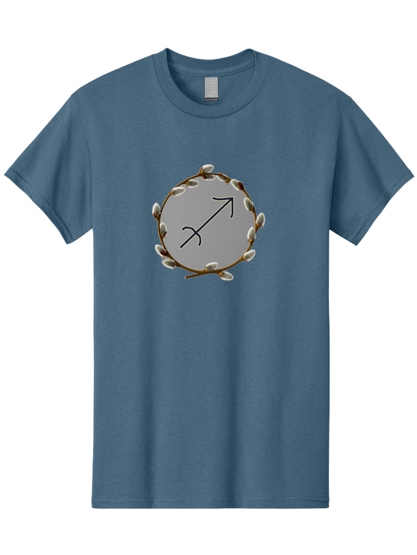 Sagittarius-Zodiac-Sign Men'S Graphic Tee, 100% Cotton, Comfortable Casual Summer Wear, Machine Washable, Sagittarius Zodiac Symbol, Astrology Sign, Arrow Symbol, Mystical Graphics, Spiritual Imagery, Esoteric Art Bae262
